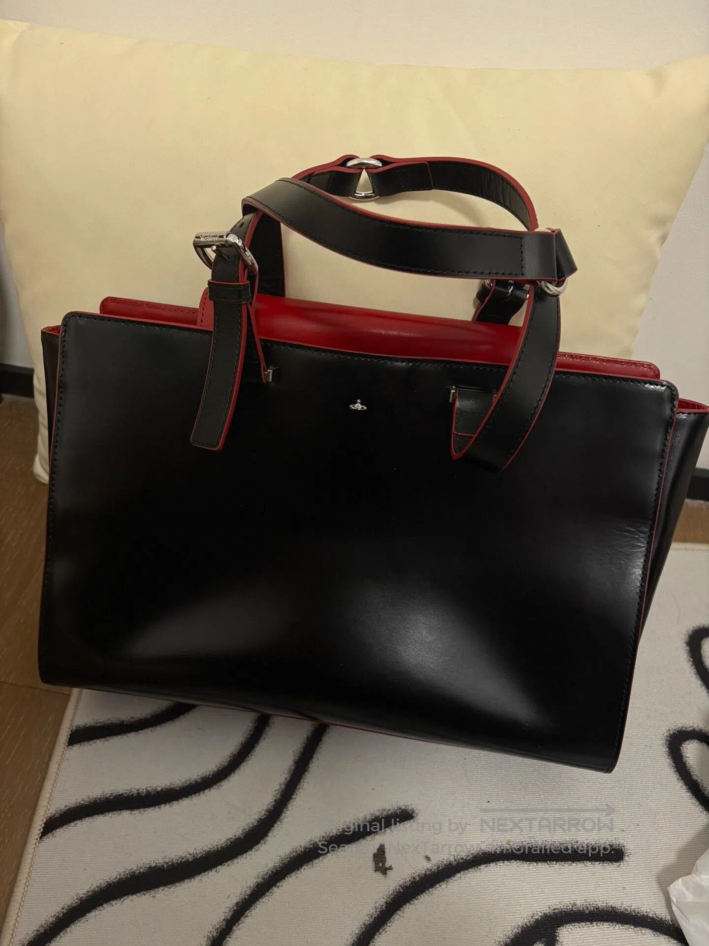 Vivienne Westwood Black Red Handbag.