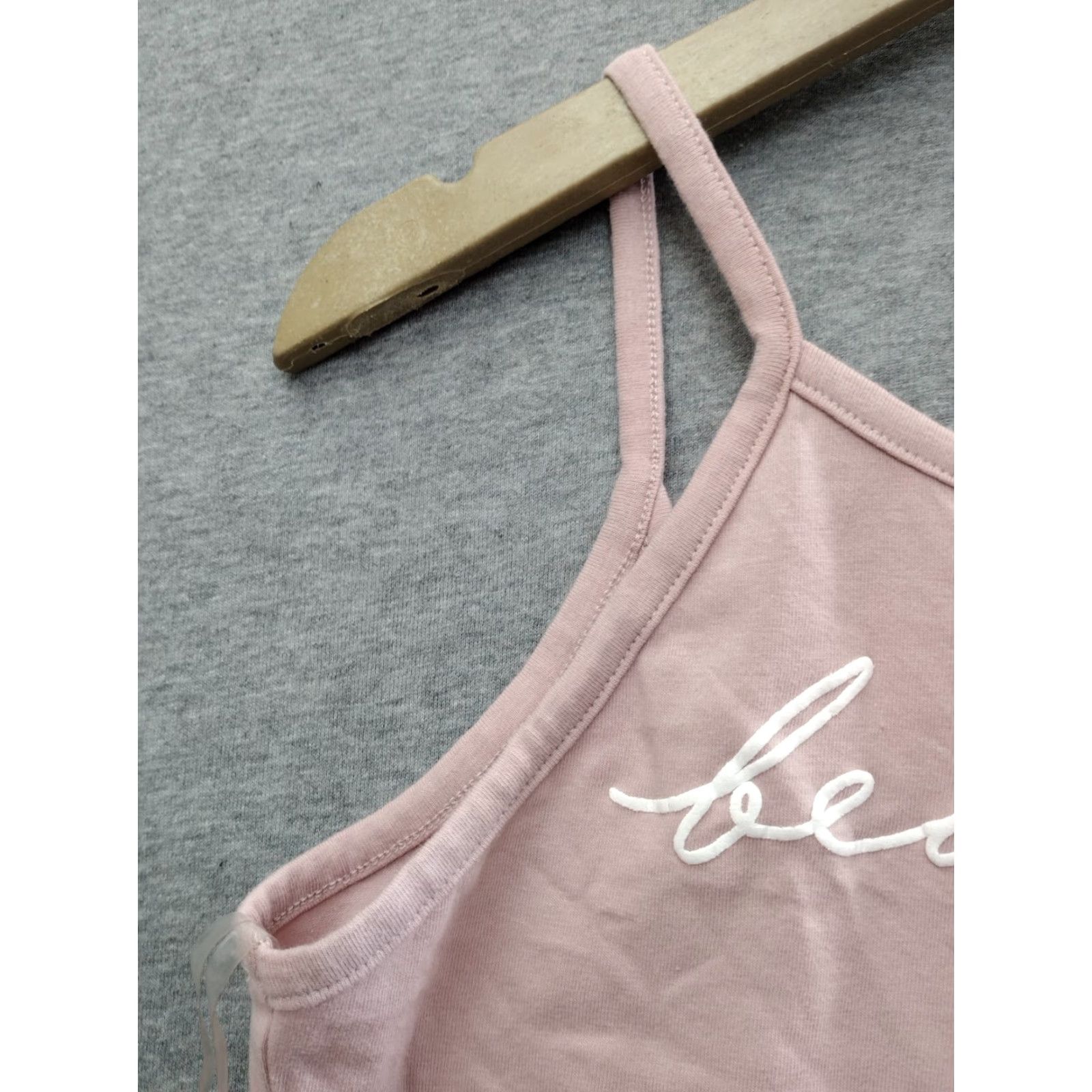 Vintage Charlotte Russe Women’s Sleeveless Bodysuit One Piece Beach Babe Pink S Size S / US 4 / IT 40 - 5 Thumbnail