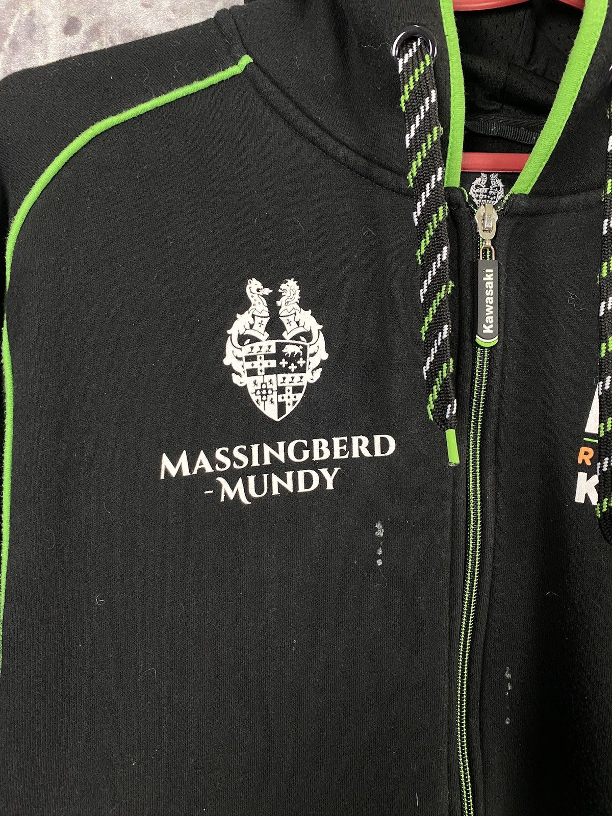 Vintage Men’s Kawasaki Hoodie Massingberd-Mundy Racing Size Xl Size US XL / EU 56 / 4 - 6 Thumbnail