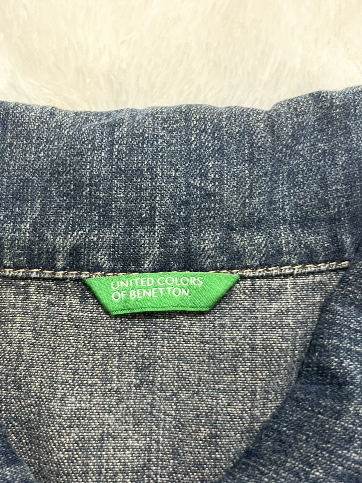 Other Benetton Denim Jacket Made in Italy Size M Size M / US 6-8 / IT 42-44 - 5 Thumbnail