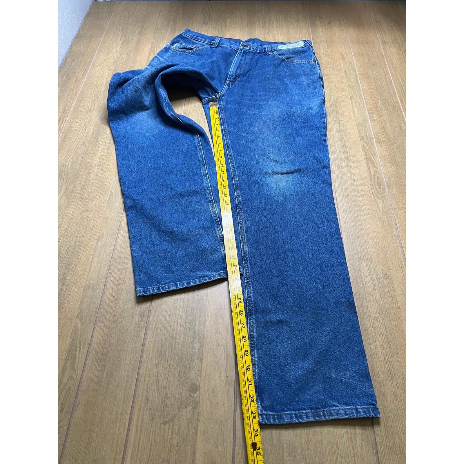 Carhartt Vintage Carhartt Jeans Mens 36x34 Blue Denim Utility Work Size US 36 / EU 52 - 7 Thumbnail
