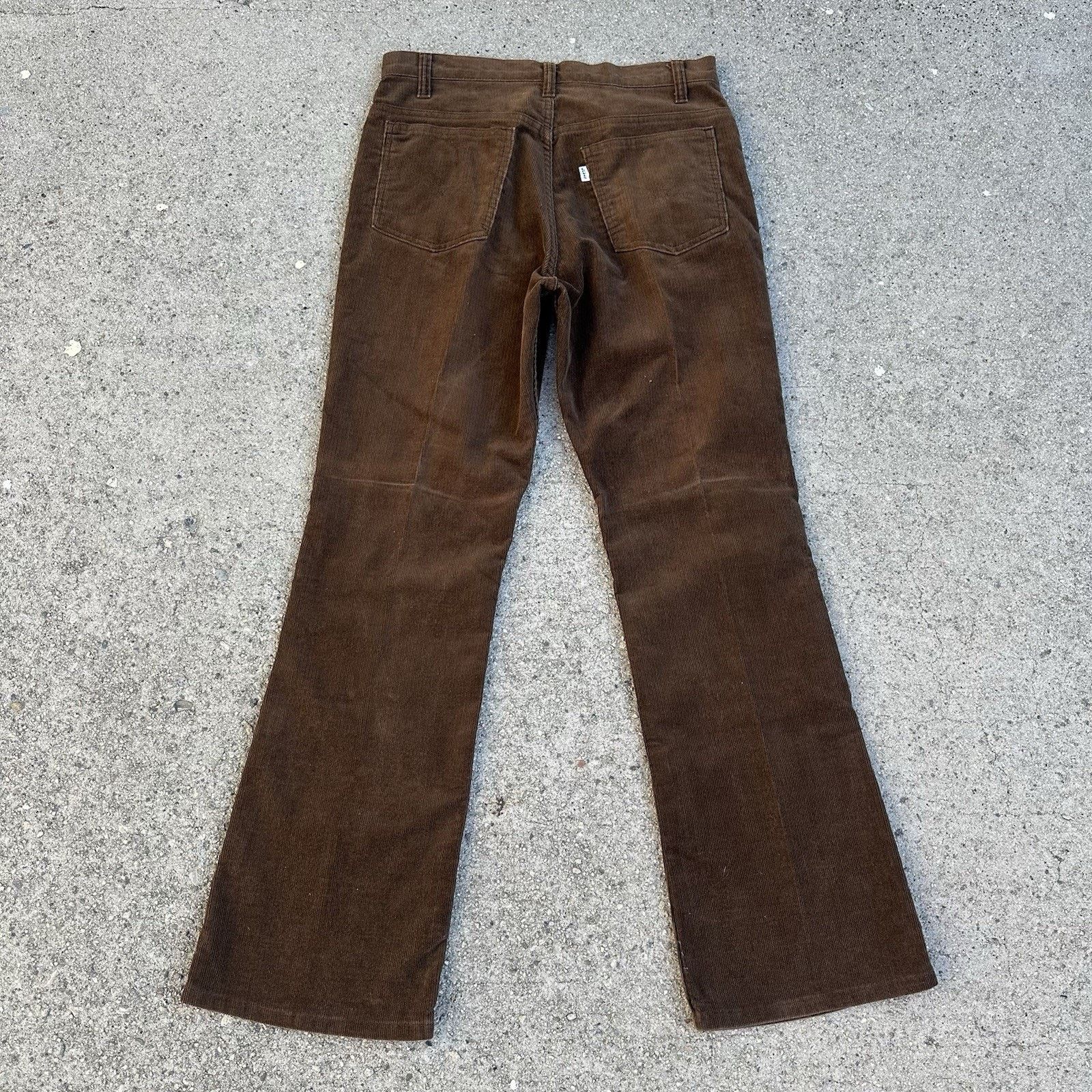 Levi's × Vintage Vintage 80s Levi’s 517 Brown Corduroy Bootcut Pants 33x31 Size US 33 - 4 Thumbnail