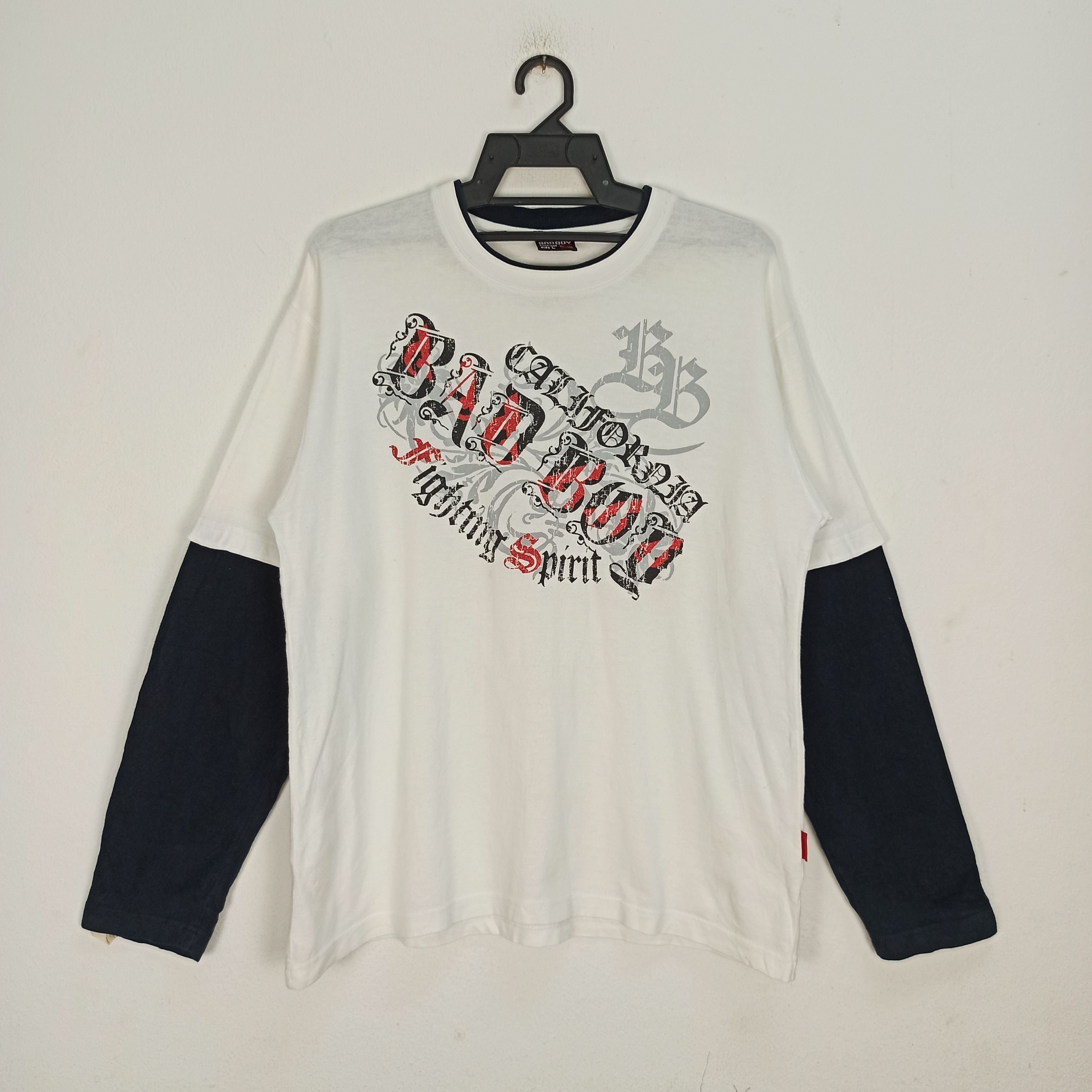 Hysteric Glamour 🔥STEALS🔥 BadBoy Poem cross style Long sleeve Size US L / EU 52-54 / 3 - 1 Thumbnail