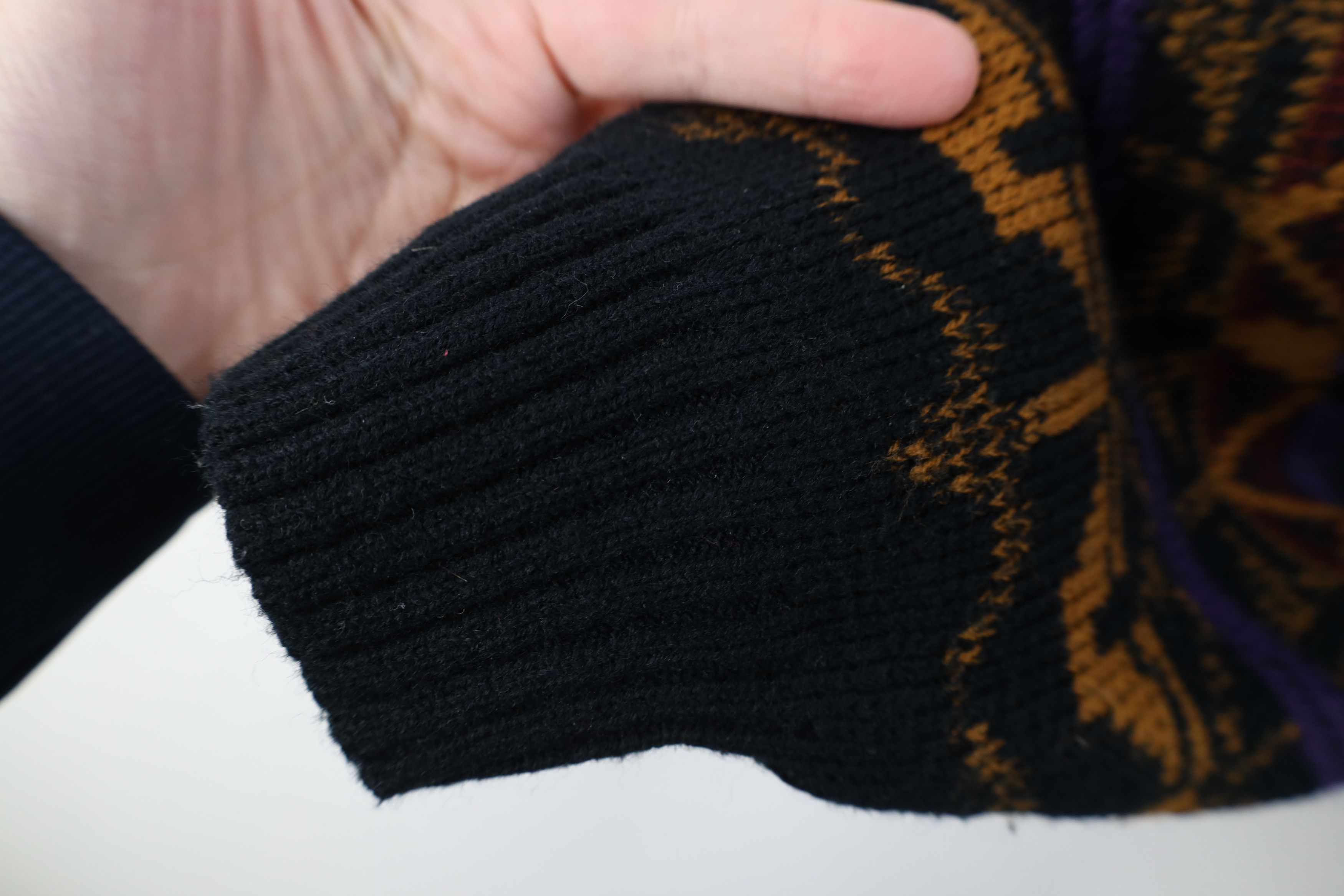 Vintage Vintage 90s Streetwear Geometric Knit Crewneck Sweater Size M / US 6-8 / IT 42-44 - 7 Thumbnail
