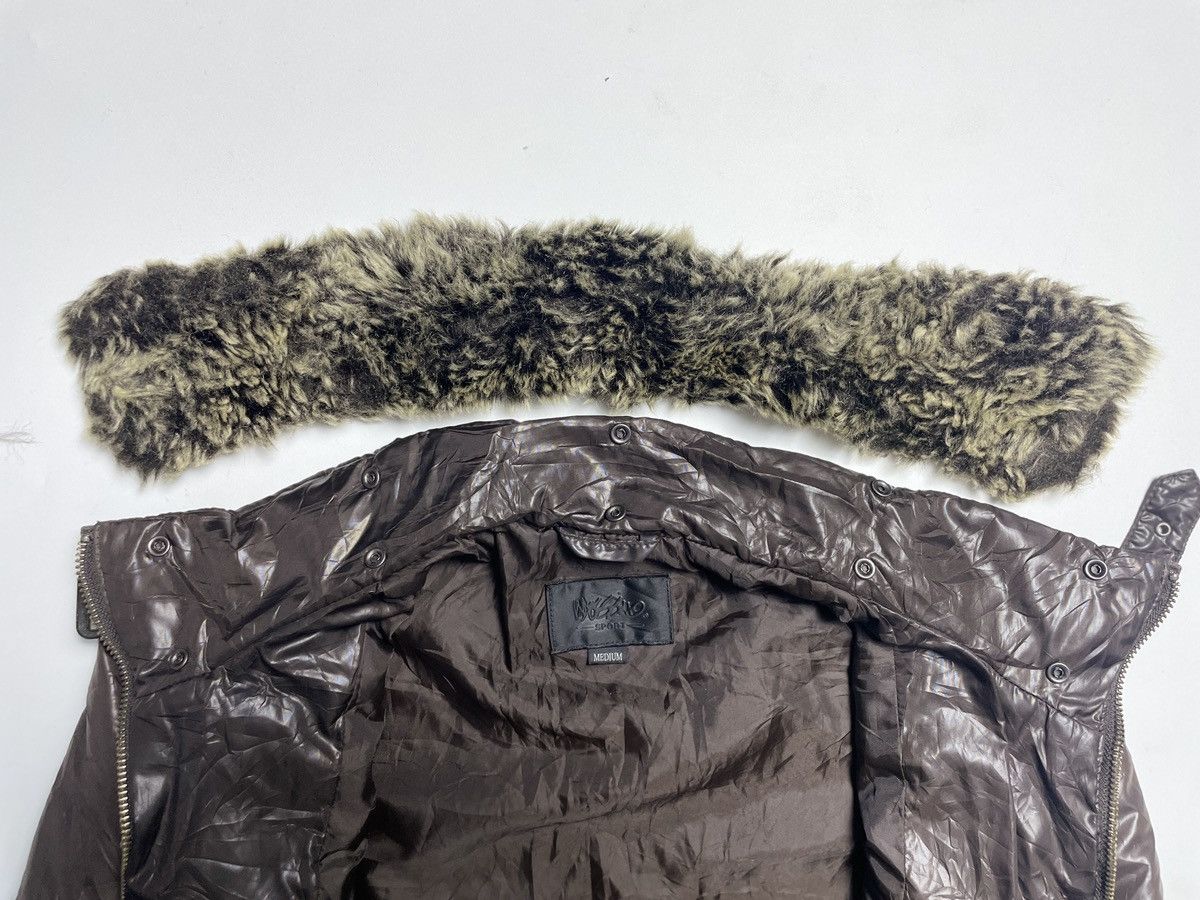 14th Addiction 2000’s Mossimo - Bikers Trim Fur Puffer Jacket Size US M / EU 48-50 / 2 - 18 Thumbnail