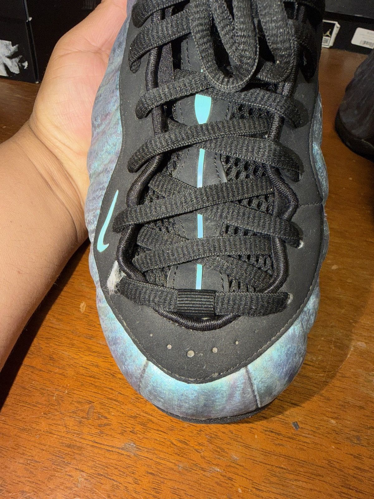 Nike Nike Air Foamposite One PRM Abalone size 8.5 Size US 8.5 / EU 41-42 - 9 Thumbnail