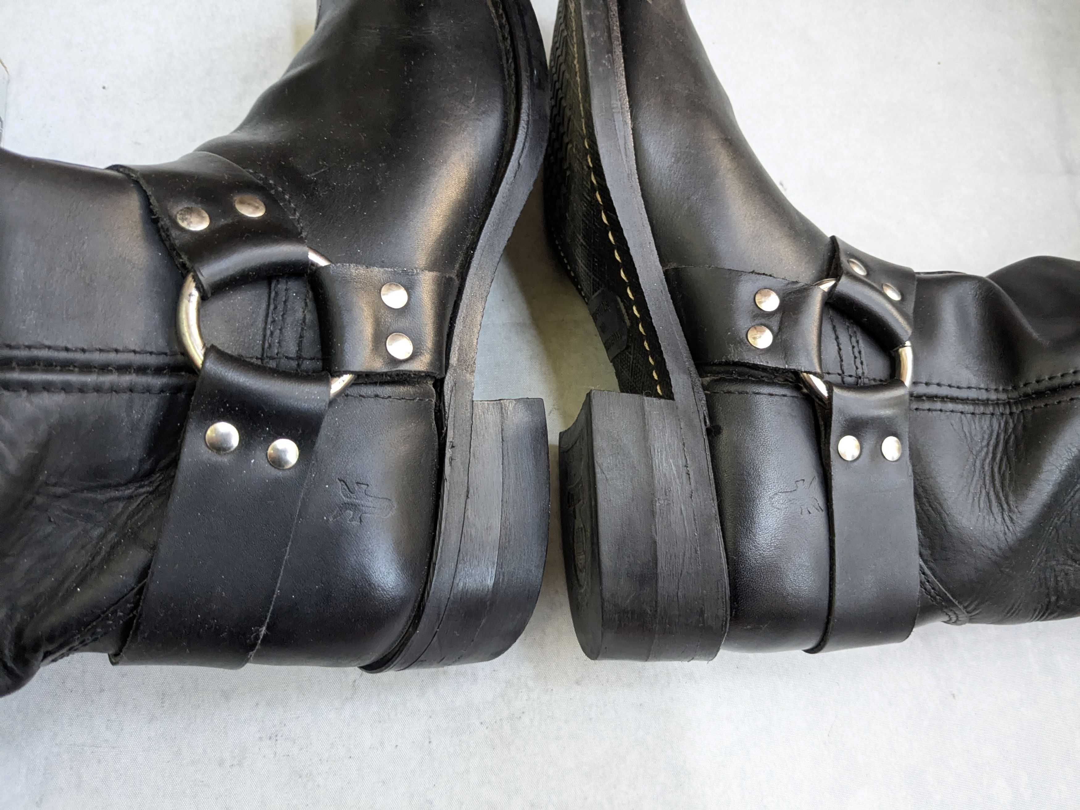Frye Frye Harness Boots Black Leather 10 M Buckle Size US 10 / EU 43 - 10 Thumbnail