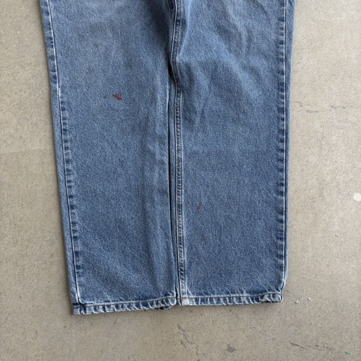 Carhartt Vintage CRAZY Carhartt Baggy Workwear Denim Jeans 38x32 Blue Size US 38 / EU 54 - 8 Thumbnail