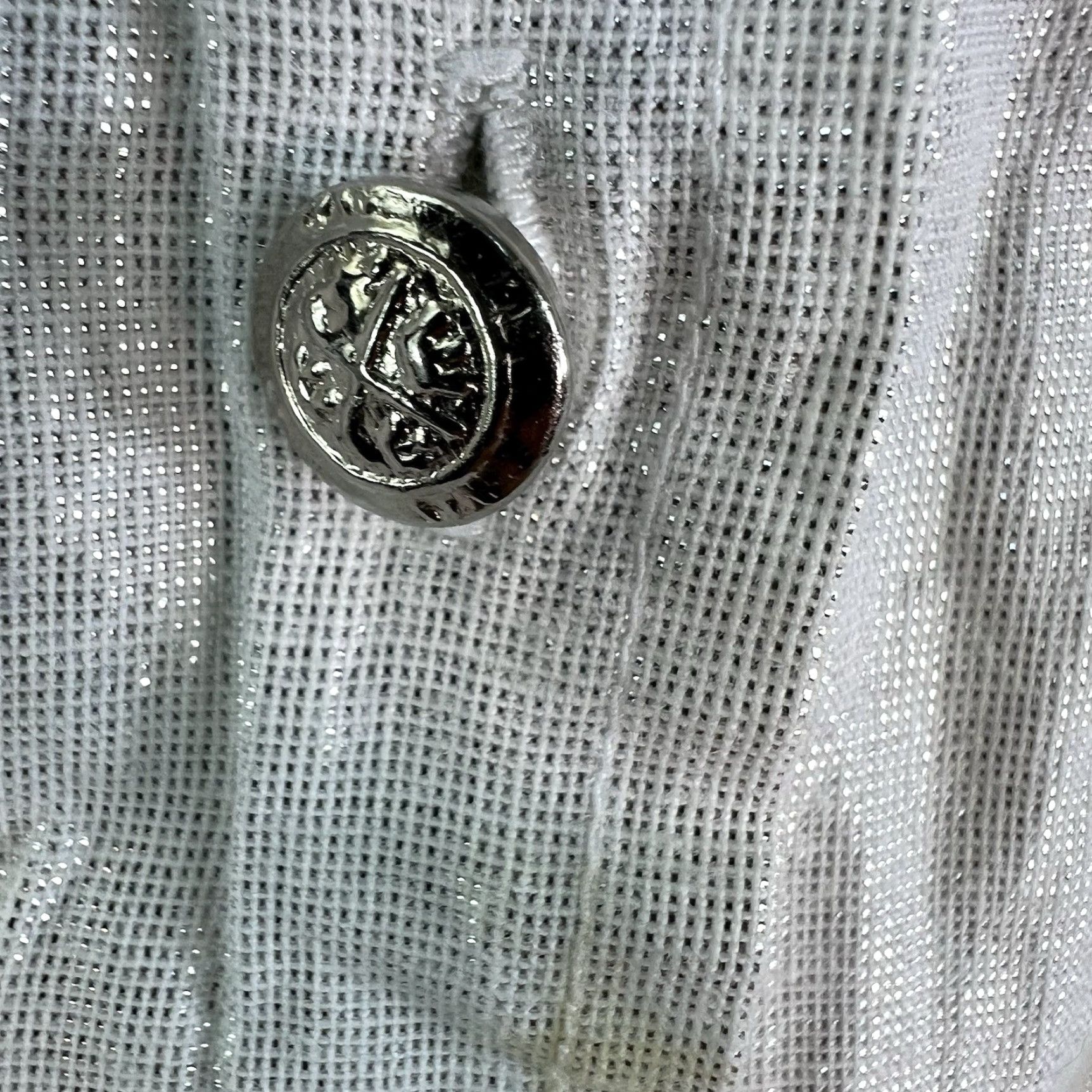 Vintage VINTAGE Russ Western Shirt Women's Size L Silver Metal Button-Up Cowgirl Style 90s Size L / US 10 / IT 46 - 3 Thumbnail