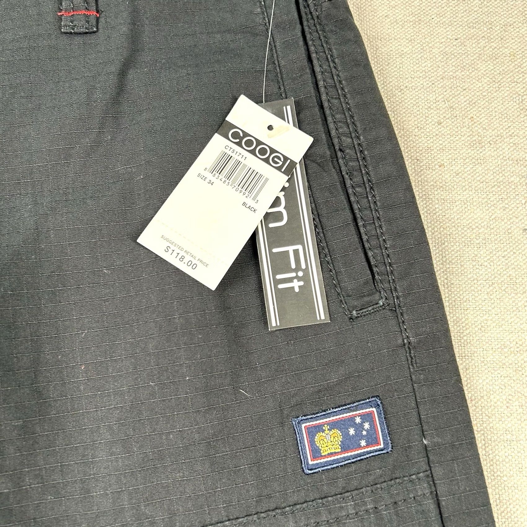Coogi VINTAGE COOGI Pants Mens 34x34 Cargo Rip Stop Utility Embroidered Patches Black Hip Hop Pants Mens Cargo Hip Hop Embroidered Patches Black 34x34 Size US 34 / EU 50 - 6 Thumbnail
