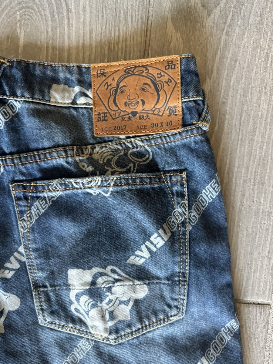 Evisu Evisu GodHead Denim Jeans Lot 2017 Size US 30 / EU 46 - 3 Thumbnail