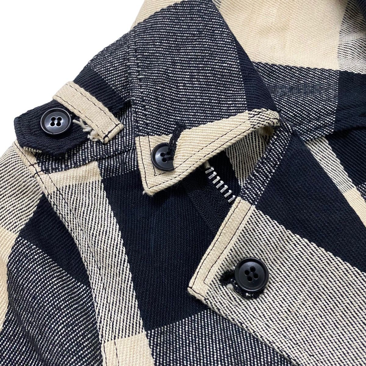 Japanese Brand ☀️Nice design Milkboy double collar tartan biker jacket Size US S / EU 44-46 / 1 - 7 Thumbnail