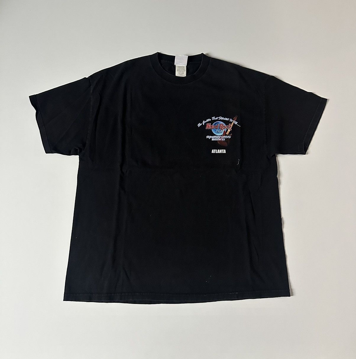 Hard Rock Cafe × Vintage Hard Rock Cafe Atlanta Eric Clapton Mens Graphic Tee XL Size US XL / EU 56 / 4 - 1 Thumbnail