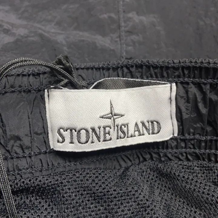 Stone Island Stone Island Black Elastic Swim Shorts -2506 Size US 34 / EU 50 - 4 Thumbnail