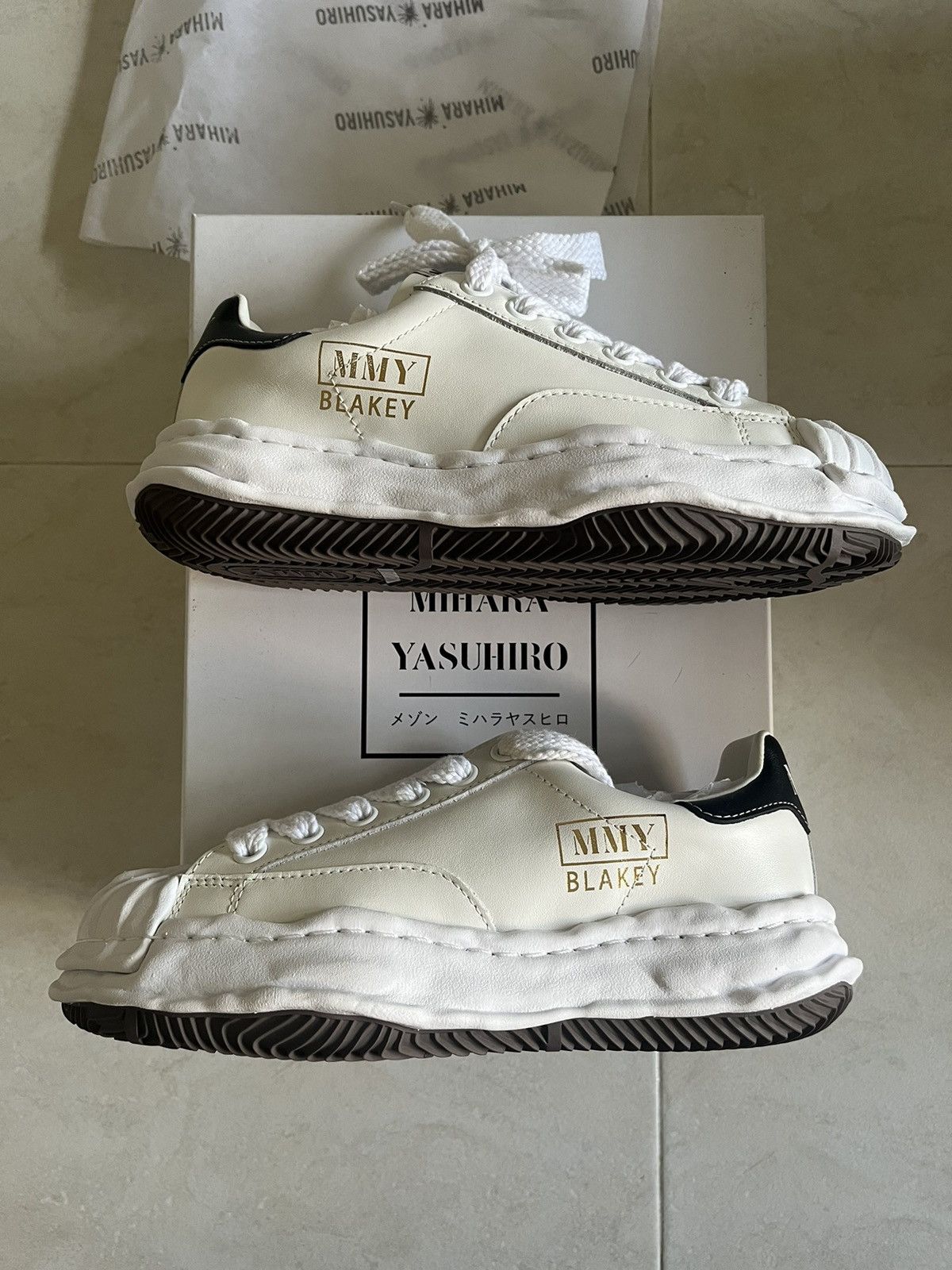 Maison MIHARA YASUHIRO Maison Mihara Yasuhiro Blakey low leather Size US 8 / IT 38 - 4 Thumbnail