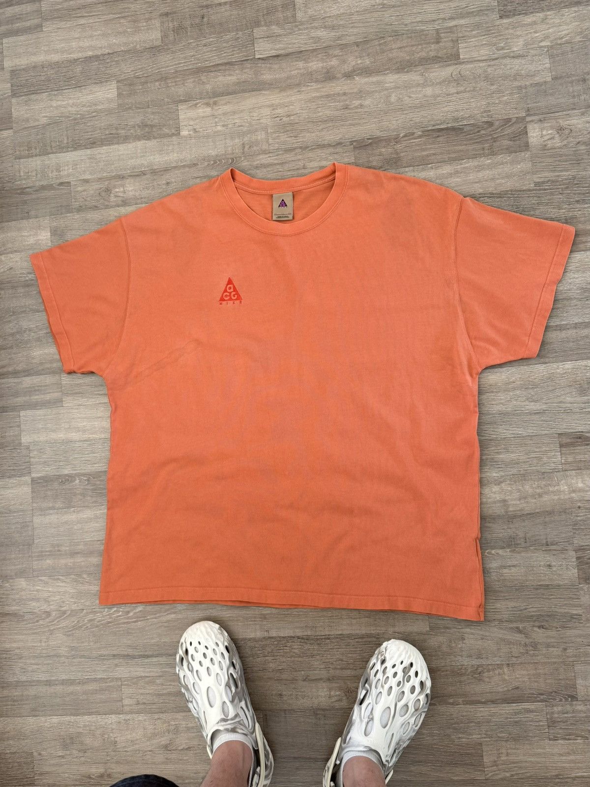 Nike ACG Nike ACG T-shirt Y2K Drill Gorpcore Hype Obersize Shirt Size US XXL / EU 58 / 5 - 2 Thumbnail