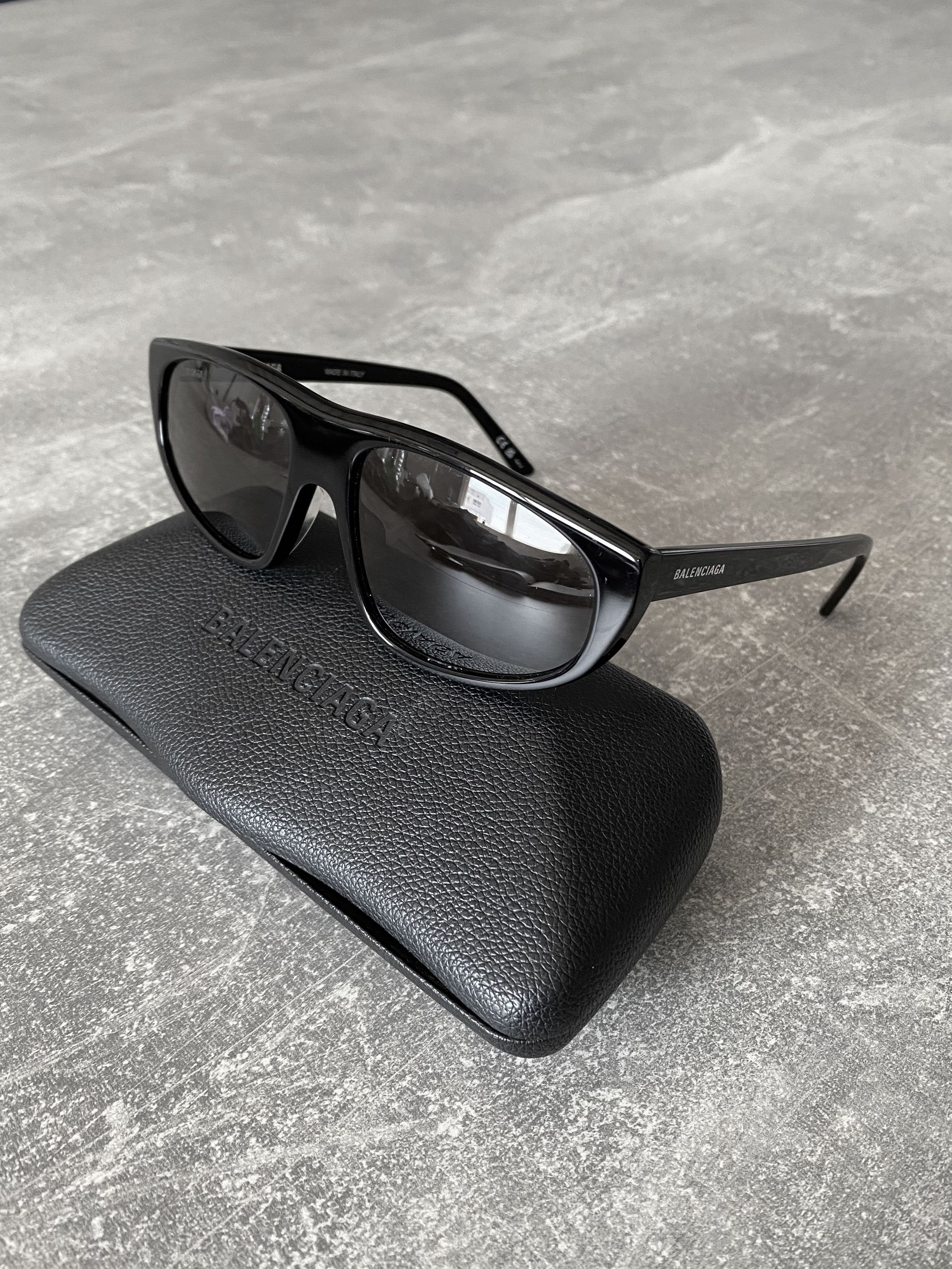 Balenciaga NEW Balenciaga BB0260S Black Logo Sunglasses