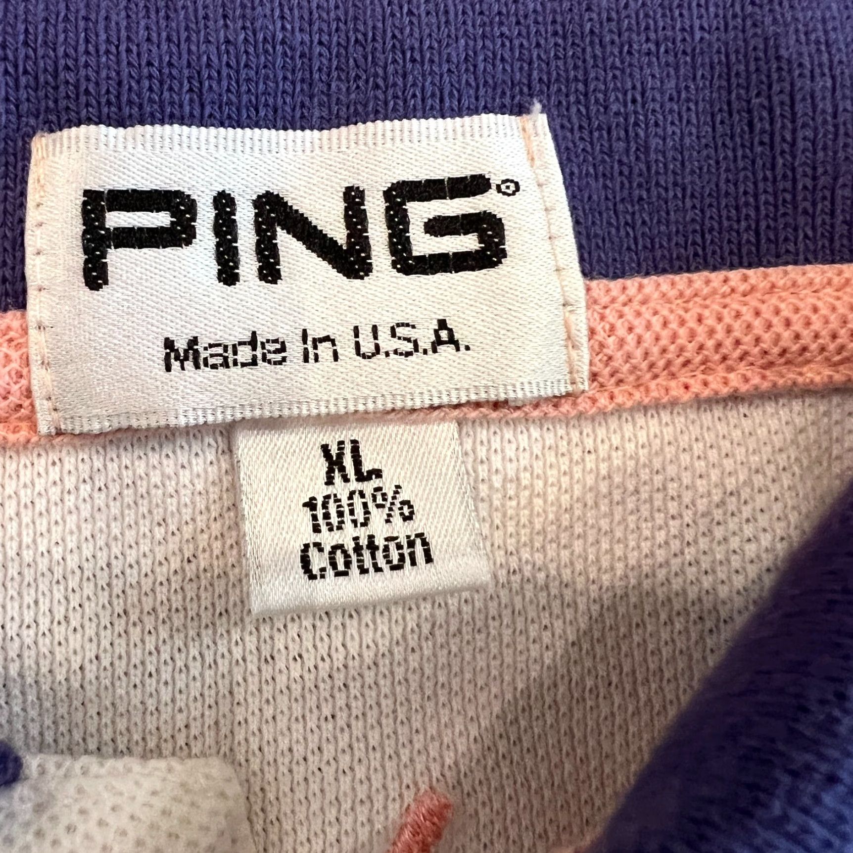 Vintage VINTAGE Ping Golf Polo Shirt Men Size XL Short Sleeve Embroidered White Activewear Casual Size US XL / EU 56 / 4 - 2 Thumbnail