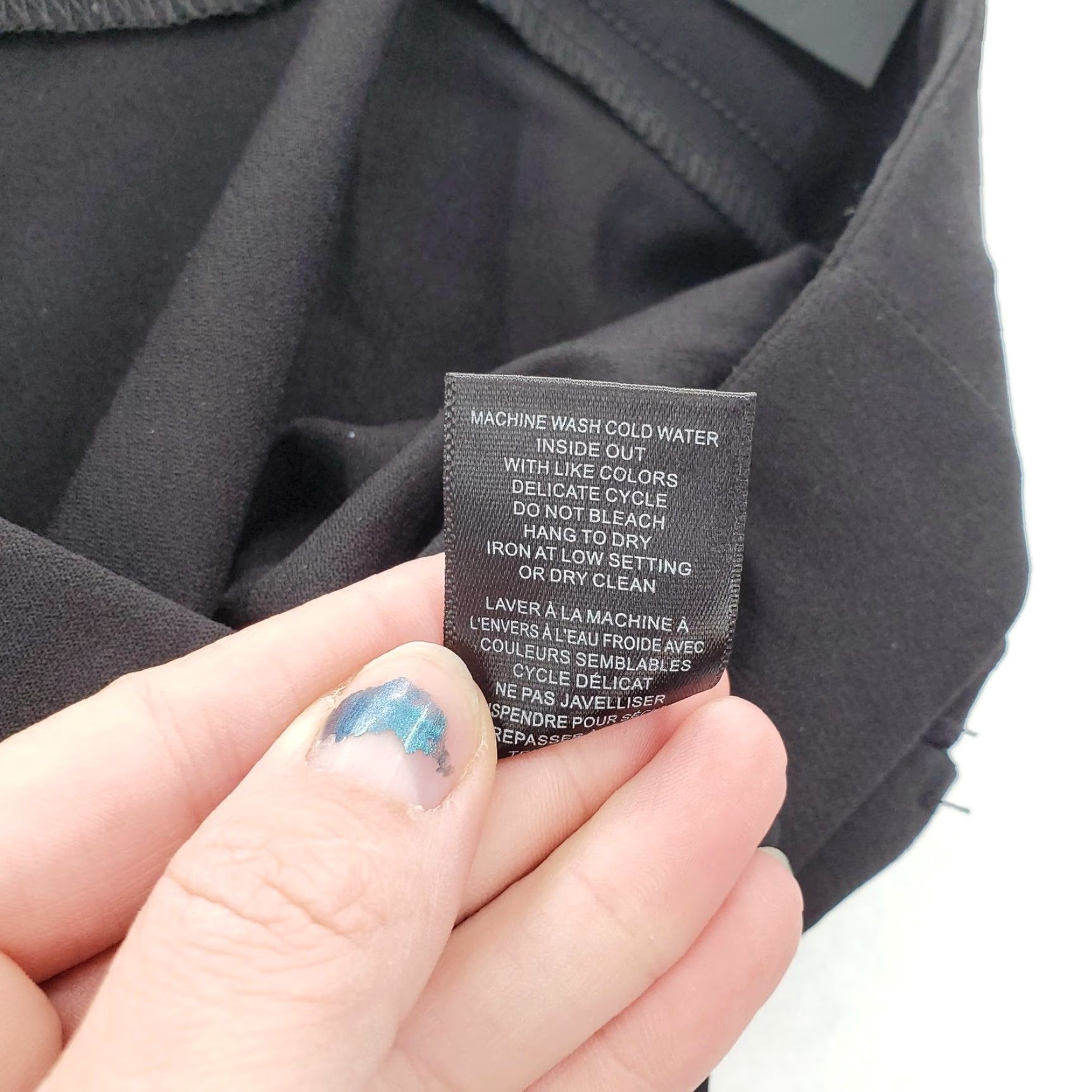 Jones New York VINTAGE? No. Jones New York Pants Womens 2X Black Stretch Side Button Plus Ankle Nautical NWT Size 40" / US 18 - 6 Thumbnail