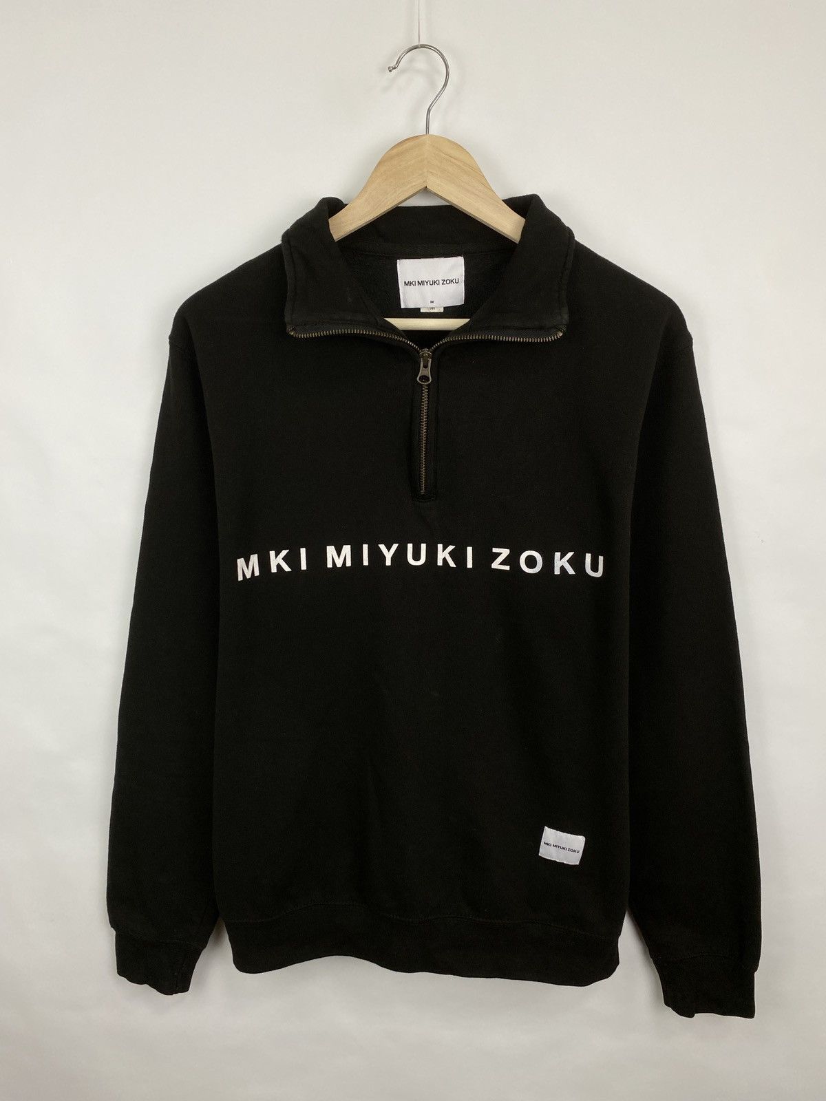 Mki Miyuki Zoku 🇯🇵 Mki Miyuki Zoku 1/4 zip Sweatshirt Casual Japan Style Size US M / EU 48-50 / 2 - 3 Thumbnail