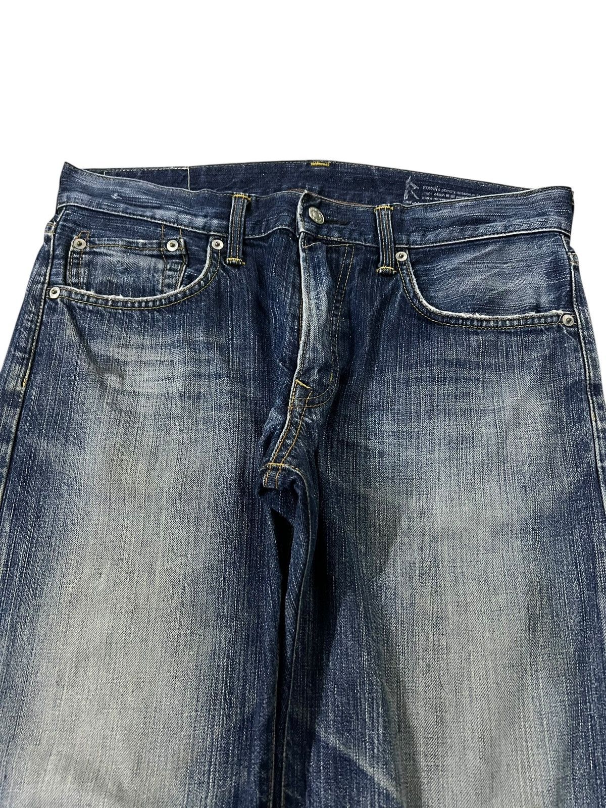 Hysteric Glamour Vintage Edwin 503R Distress Washed Jean Japan Size US 33 - 3 Thumbnail