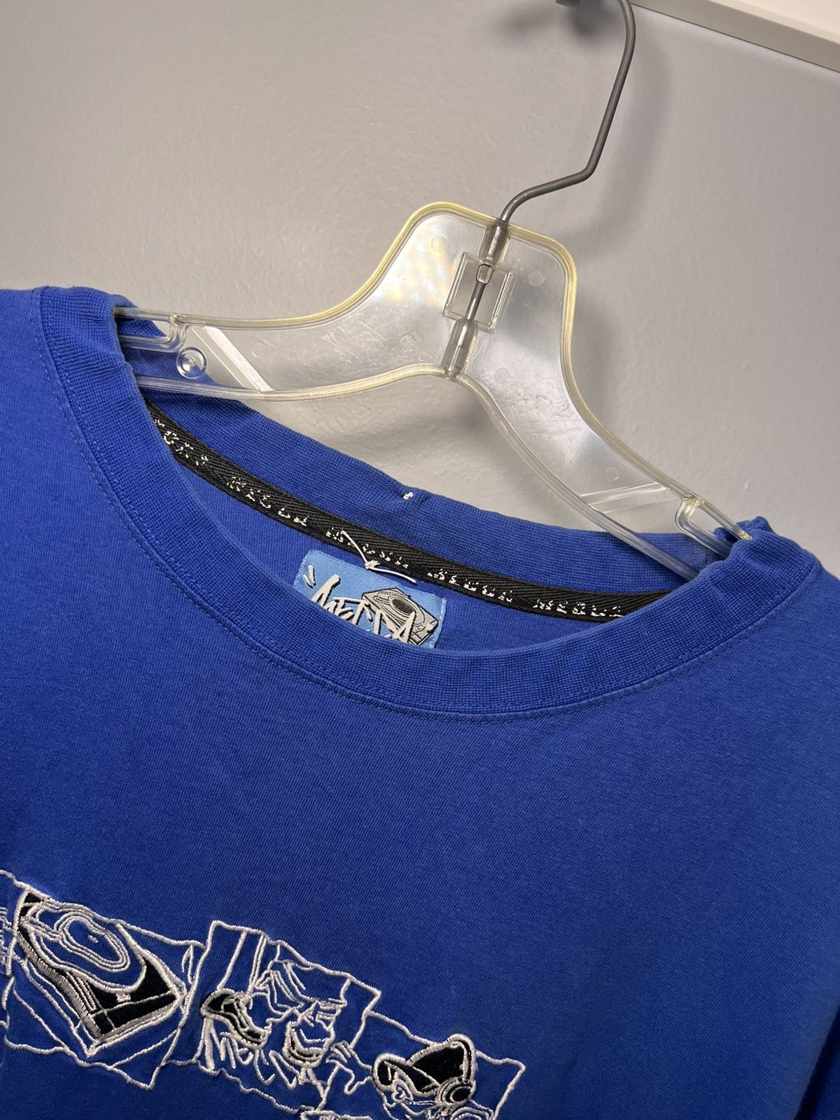 Mecca Vintage Mecca Jeans dj set embroidery baggy t-shirt Size US XL / EU 56 / 4 - 5 Thumbnail