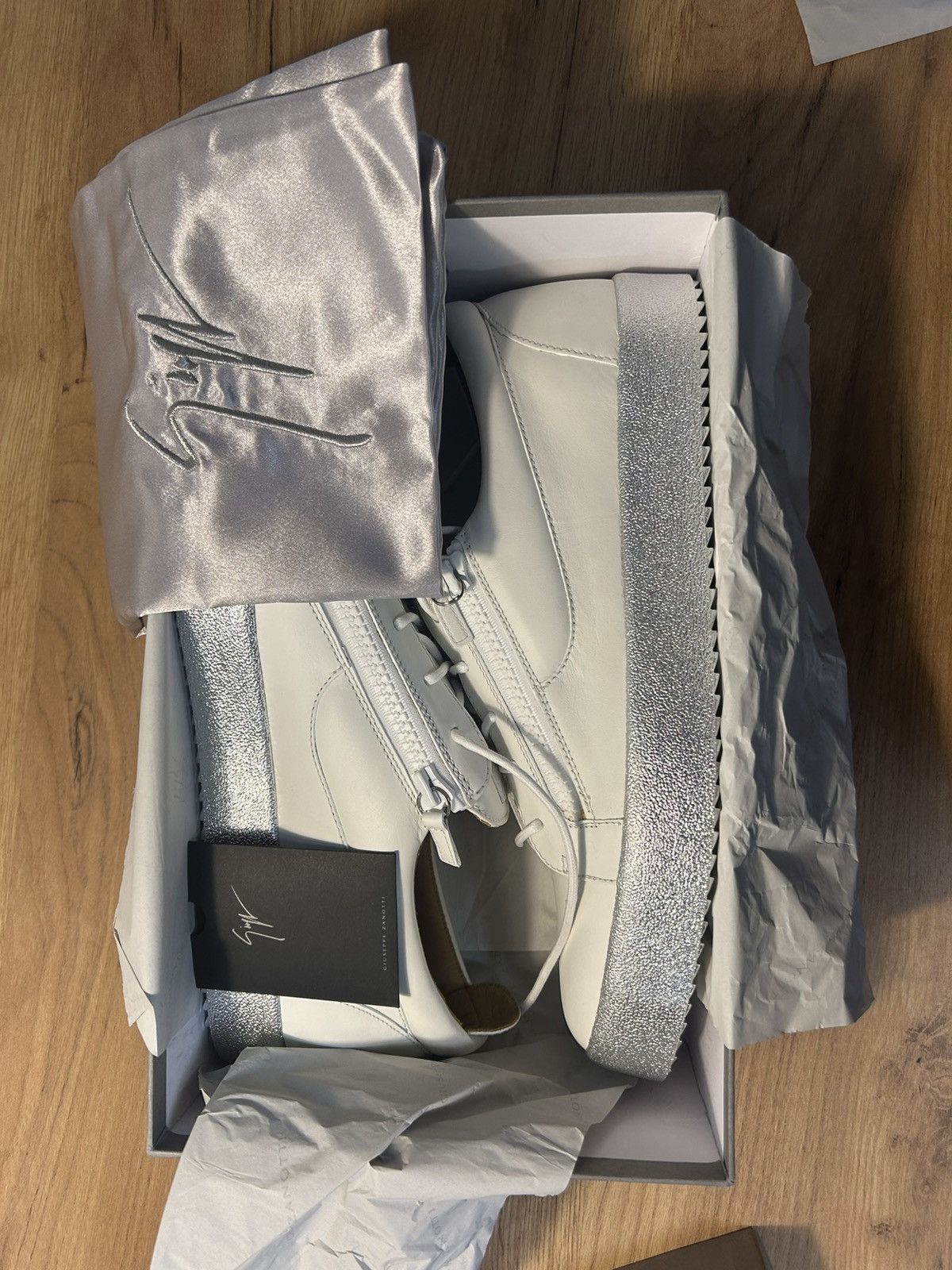 Giuseppe Zanotti Giuseppe zanotti vitello trend bianco Size US 15 / EU 48 - 5 Thumbnail