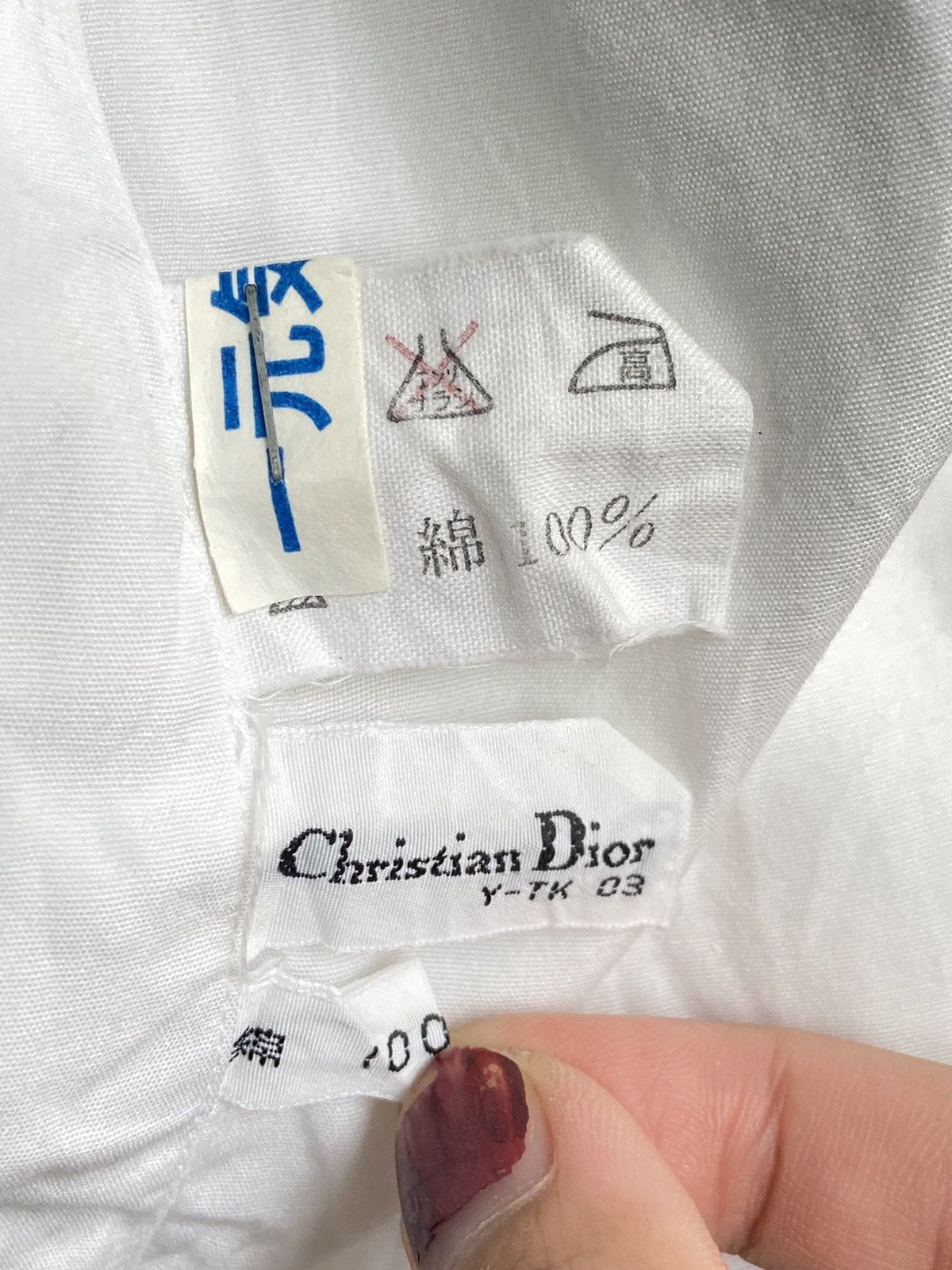 Christian Dior Monsieur CHRISTIAN DIOR MONSIEUR White Shirt Size US M / EU 48-50 / 2 - 13 Thumbnail