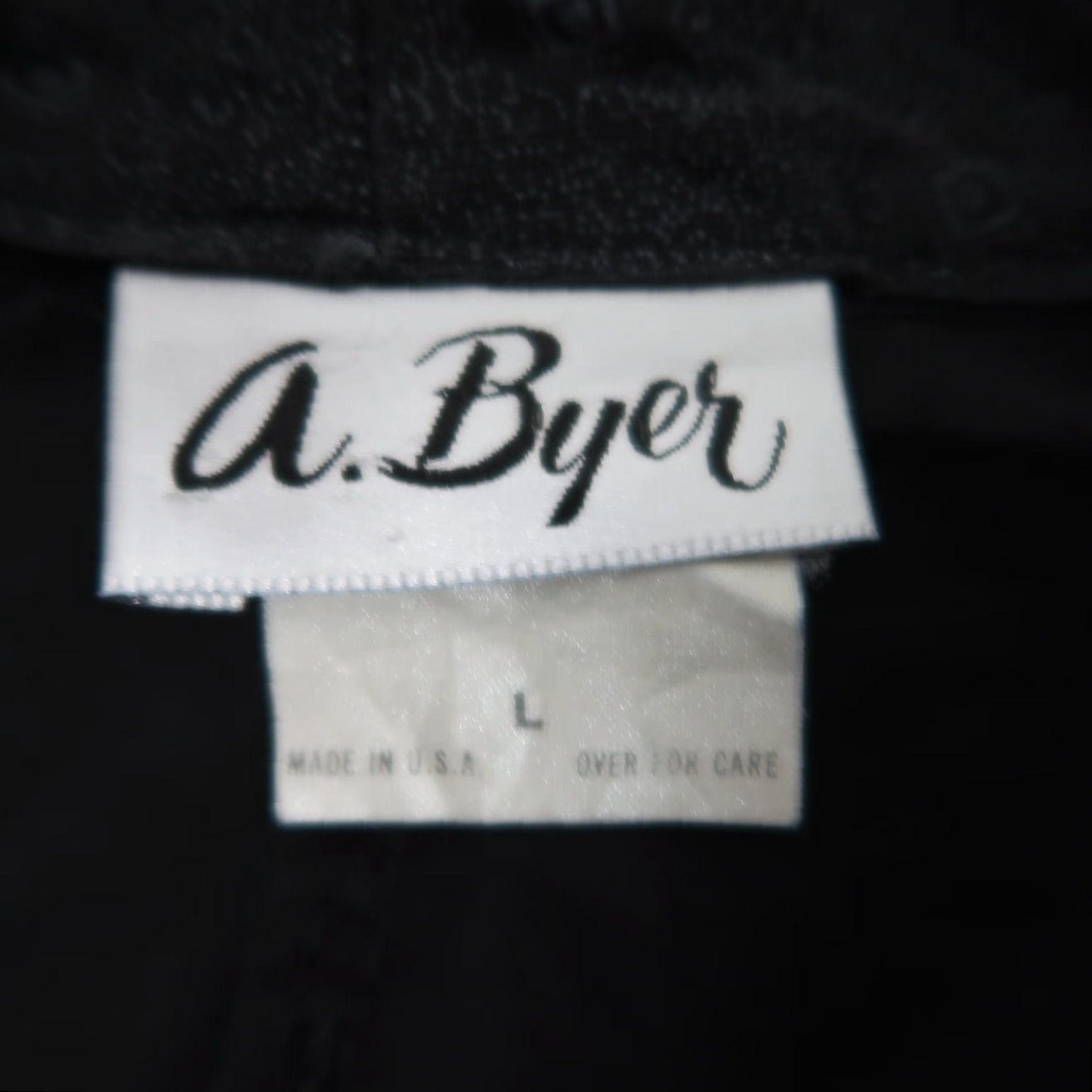Vintage VINTAGE A. Byer Blazer Jacket Geometric Print Crop Dark Grey L Womens Short Length Button Closure 80s Size L / US 10 / IT 46 - 5 Thumbnail