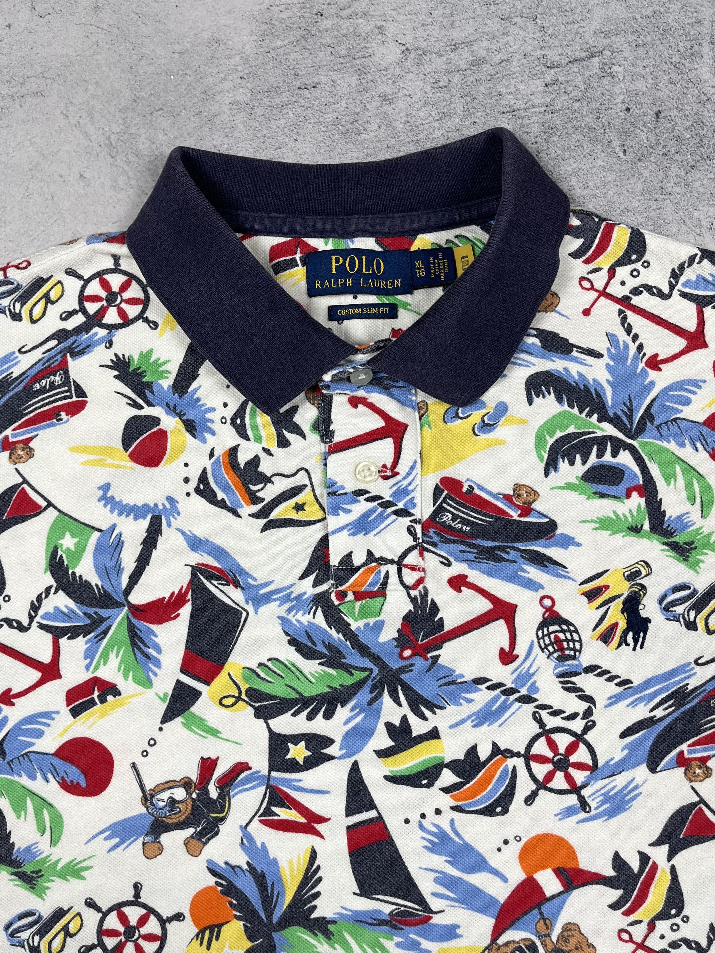 Polo Ralph Lauren Polo Bear Ralph Lauren Multi-logo Polo Shirt Size US XXL / EU 58 / 5 - 8 Thumbnail