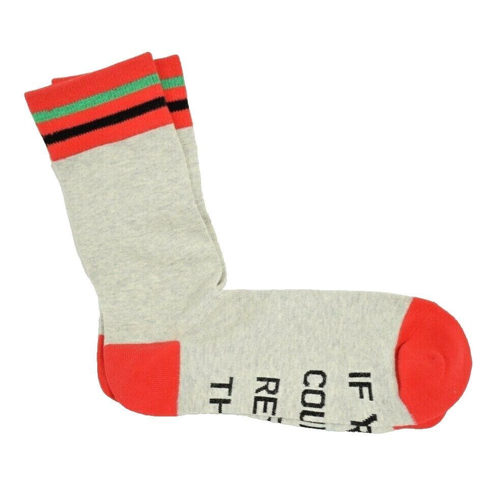 Other Funny Socks Mens Shoe 8 to 12 If You Could Read This ... Bri Size ONE SIZE - 3 Thumbnail