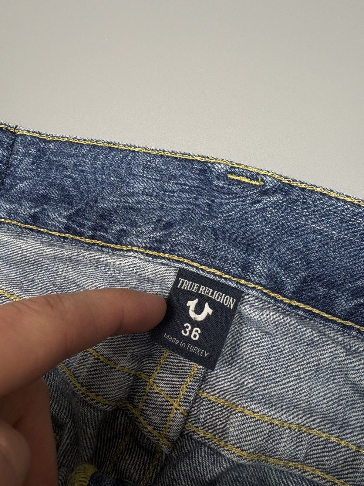True Religion True Religion Relaxed Skinny Men's Straight Jeans Size US 36 / EU 52 - 11 Thumbnail
