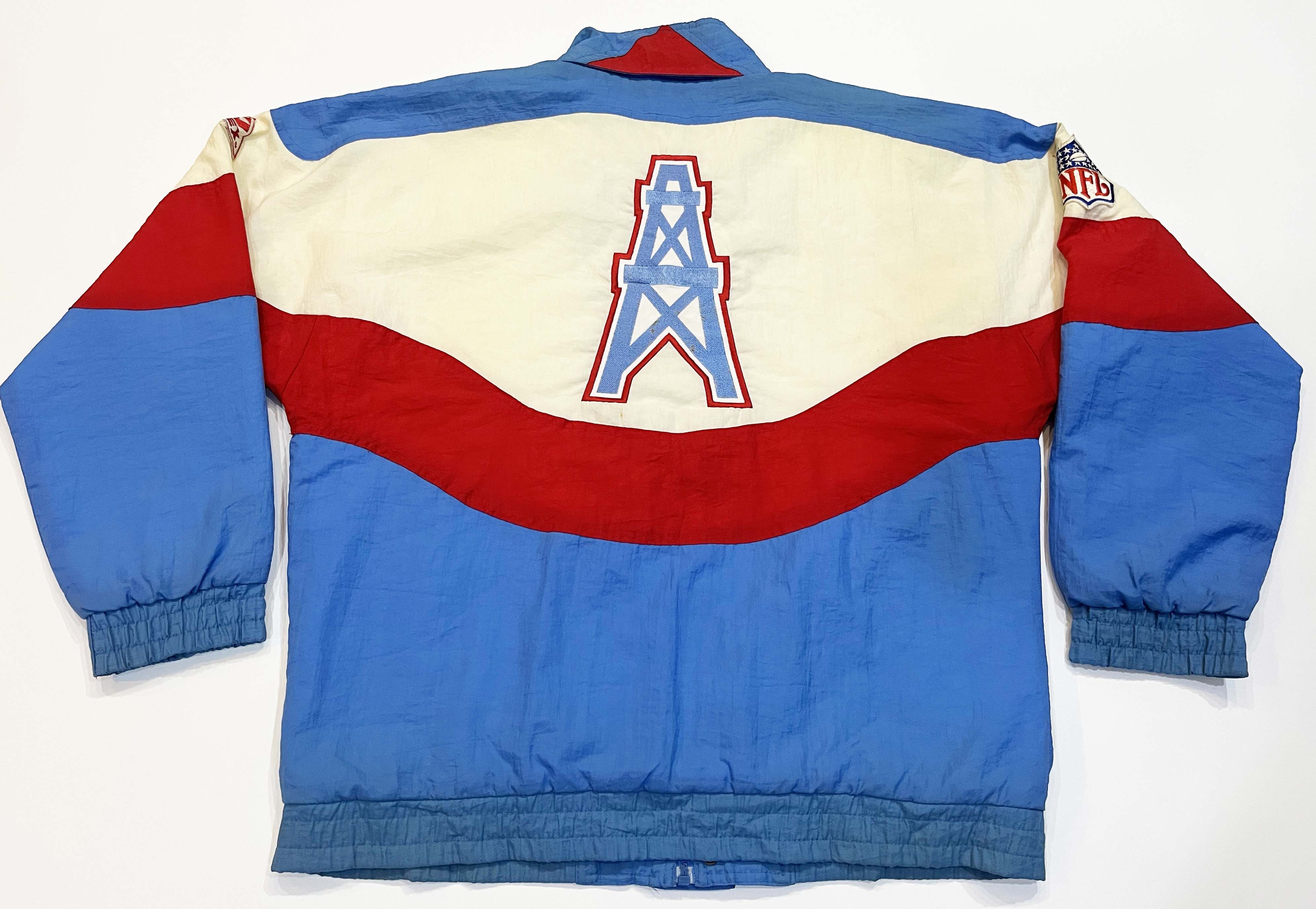 Apex One × NFL × Vintage Vintage Apex One NFL Houston Oilers Football Full Zip Jacket Size US M / EU 48-50 / 2 - 6 Thumbnail