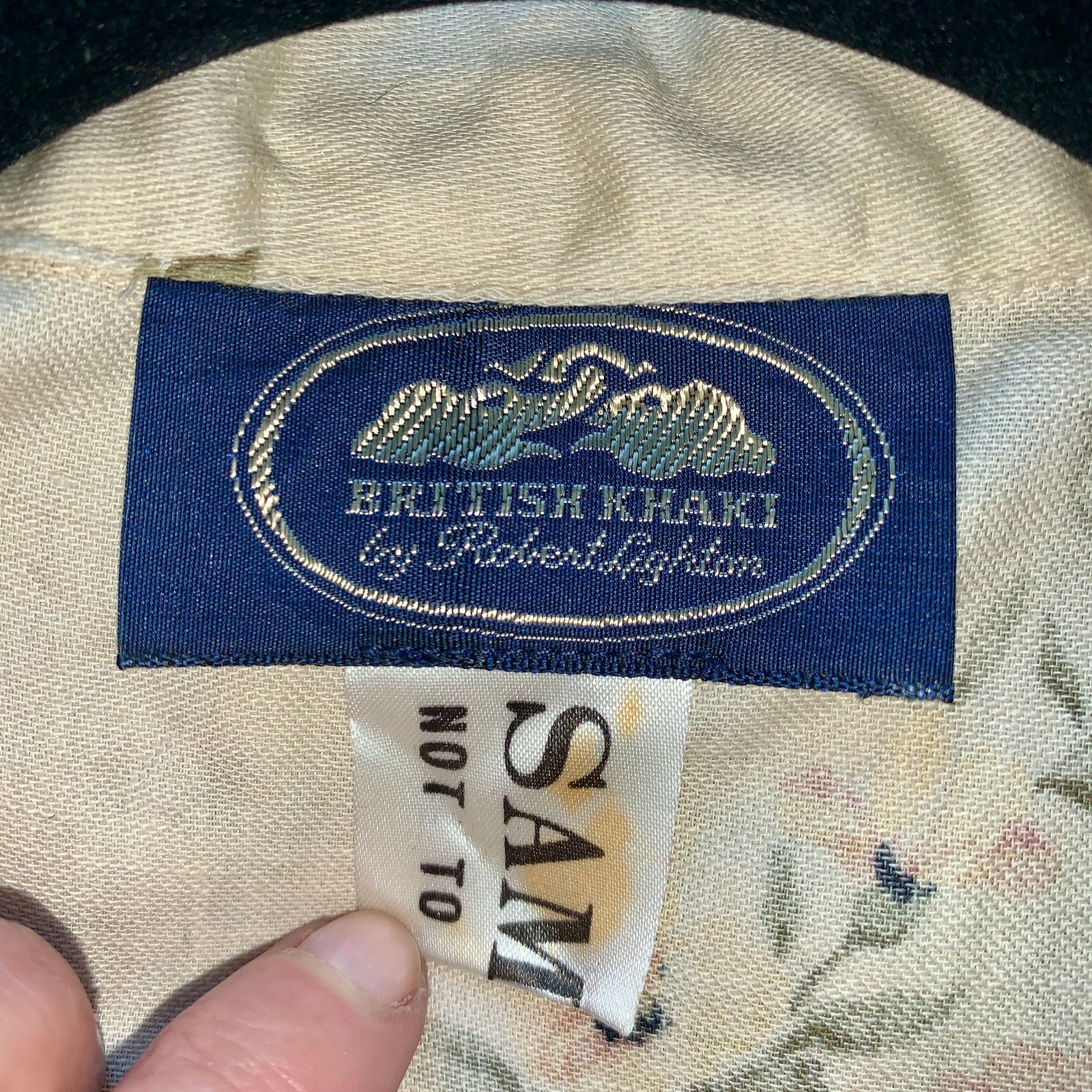 Other VINTAGE 80s BRITISH KHAKI ROBERT LIGHTON FLORAL TEA DRESS Size S / US 4 / IT 40 - 6 Thumbnail