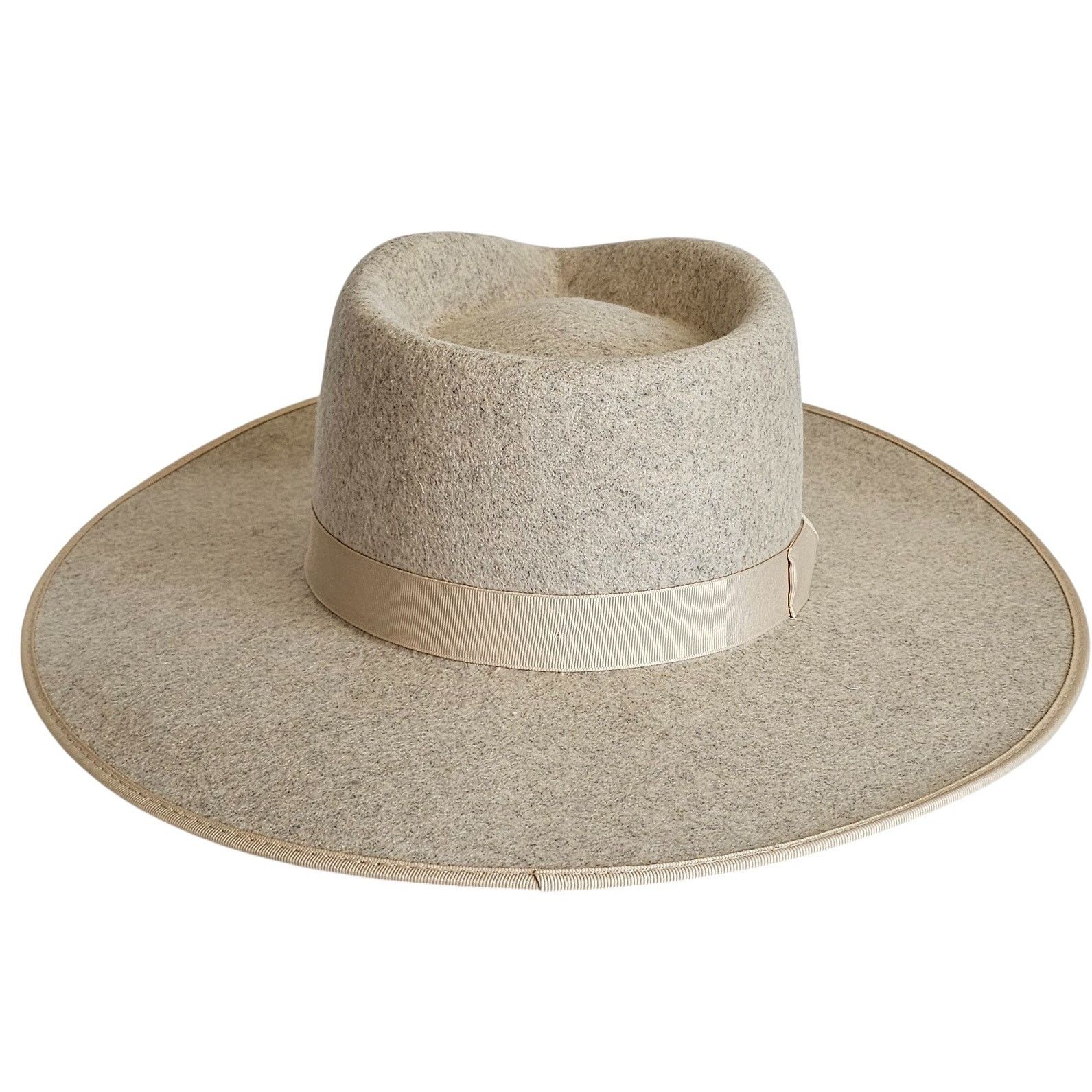 Lack of Color Lack of Color Carlo Speckled Grey Rancher hat (Ivory) Size ONE SIZE - 6 Thumbnail