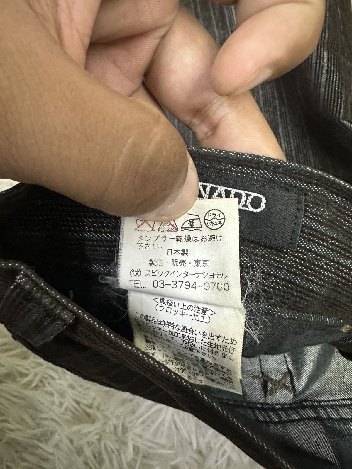 Tornado Mart 💥rare💥 TORNADO MART stripe flare punk jeans Size US 31 - 4 Thumbnail