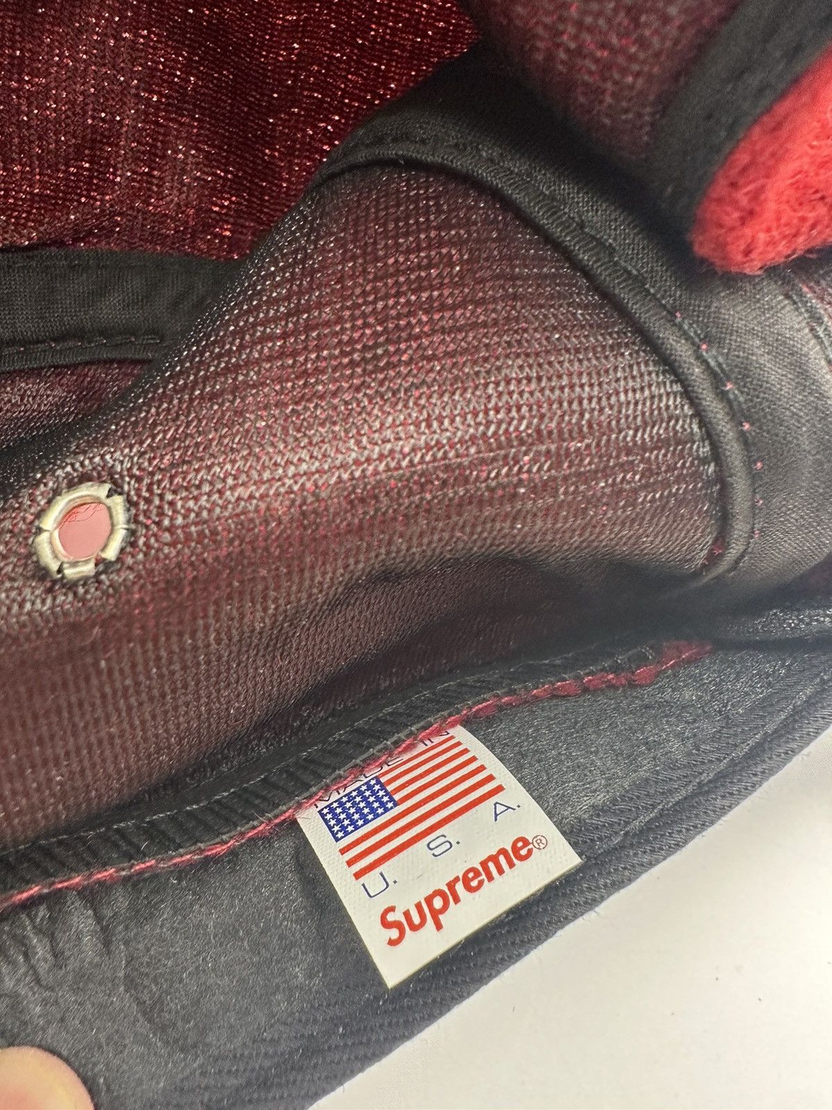 Supreme Supreme Logo Harris Tweed Camp Cap Size ONE SIZE - 6 Thumbnail