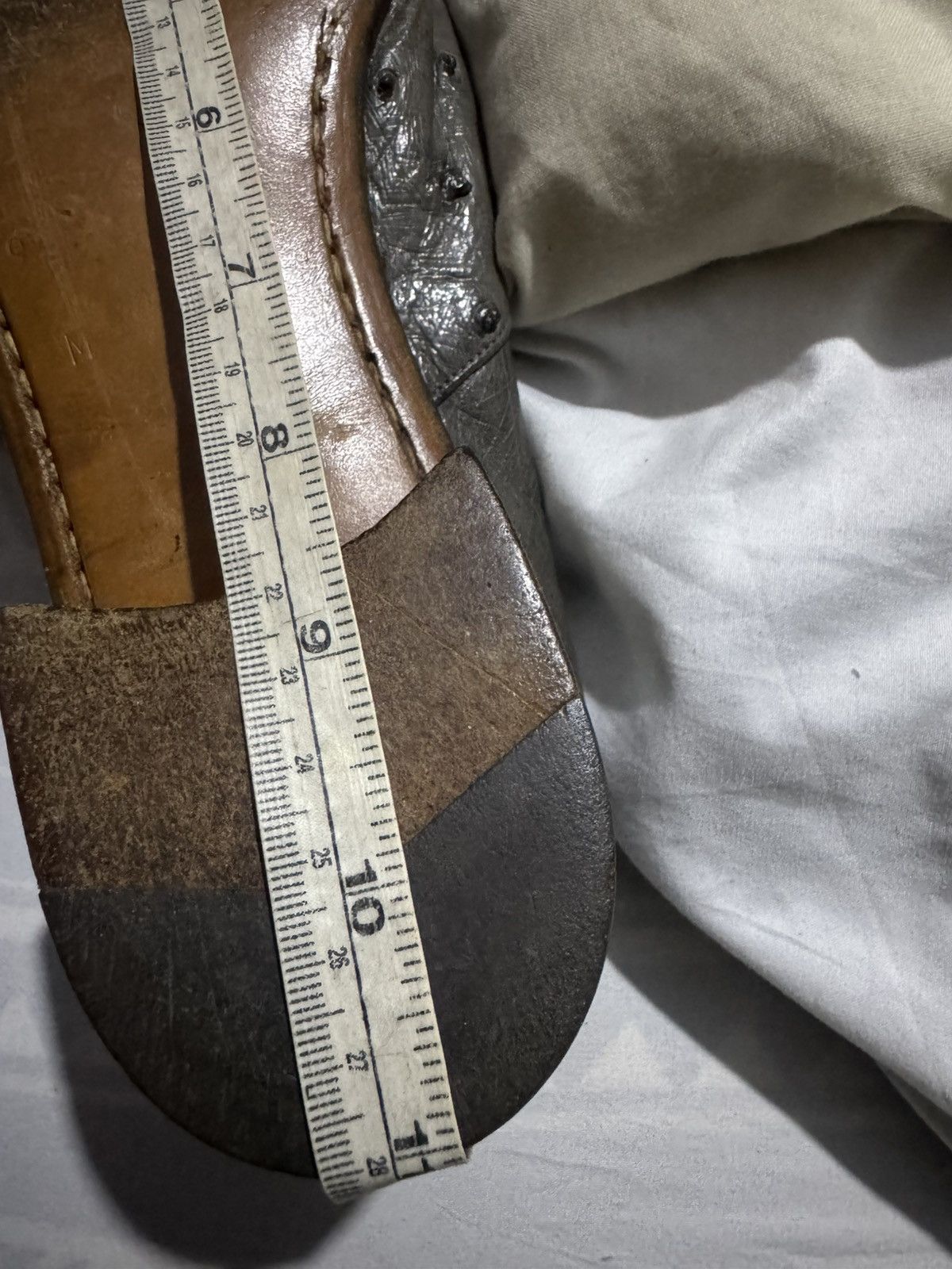 Mauri Vintage Mauri ostrich skin Men’s leather dress shoes UK 9.5M Size US 10 / EU 43 - 18 Thumbnail