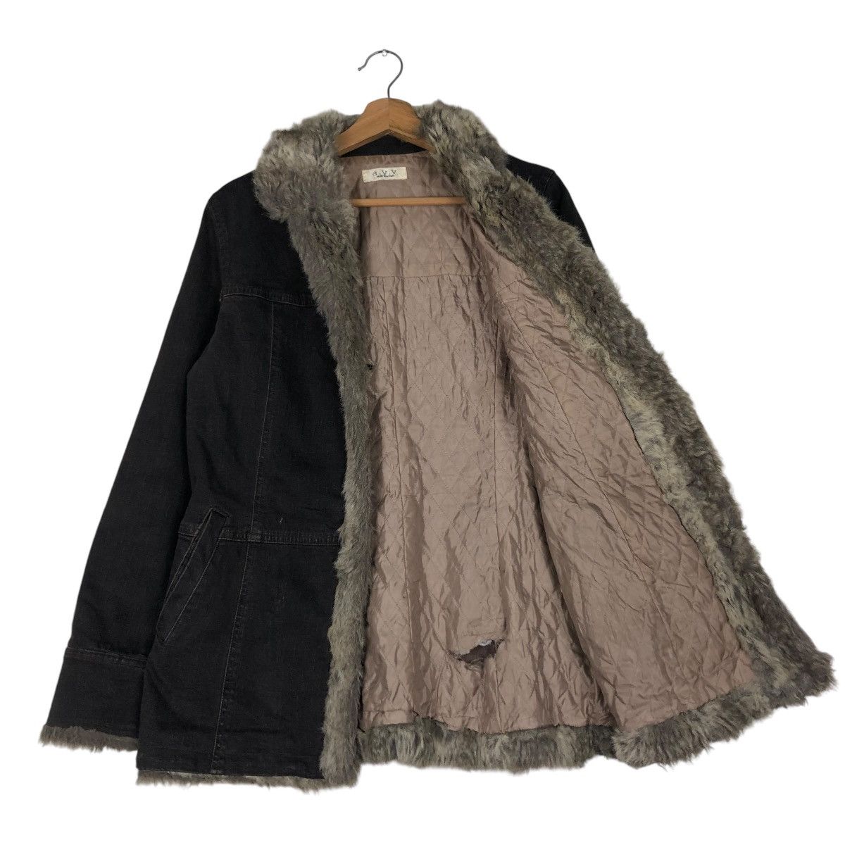 Japanese Brand 🔥VINTAGE SHEARLING MINK FUR BIKER JACKET MICHEL KLEIN PARIS Size US S / EU 44-46 / 1 - 14 Thumbnail