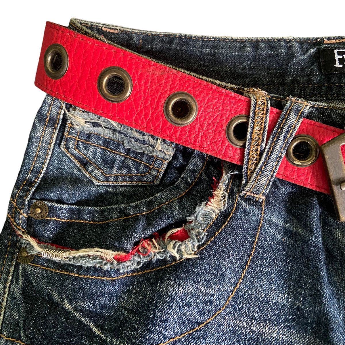 Japanese Brand Japanese Y2K Ringer Belt Size 30 - 4 Thumbnail