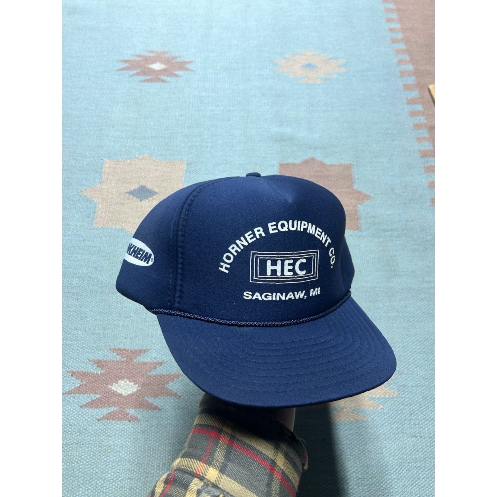 Equipment Vintage Blue SnapBack Hat Cap Horner Equipment Co Saginaw Michigan User: Vintage Blue SnapBack Hat Cap Horner Equipment Co Saginaw Michigan Size ONE SIZE - 2 Thumbnail