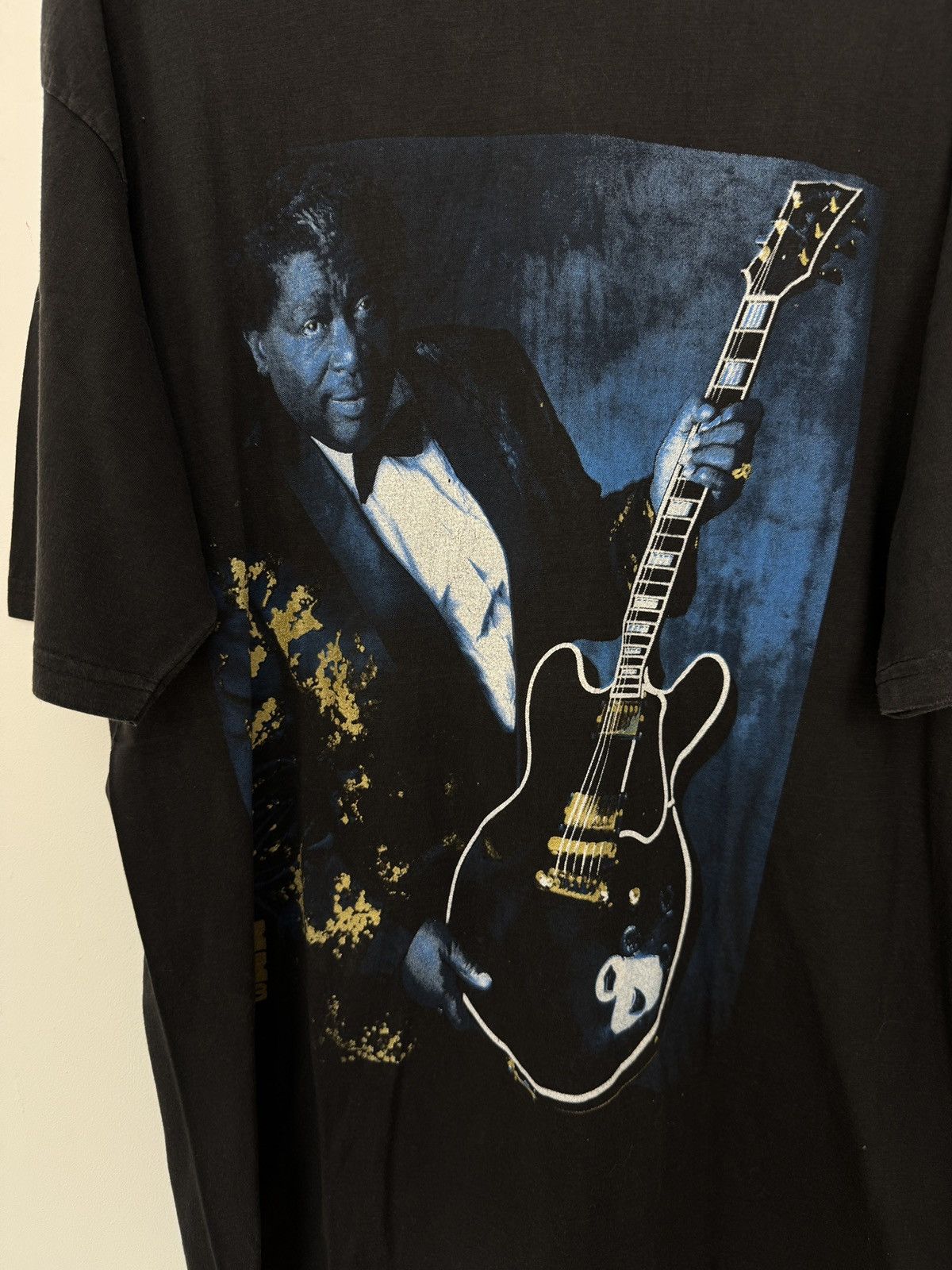 Band Tees × Vintage Vintage 1992 B.B. King Black T-Shirt Size US L / EU 52-54 / 3 - 3 Thumbnail