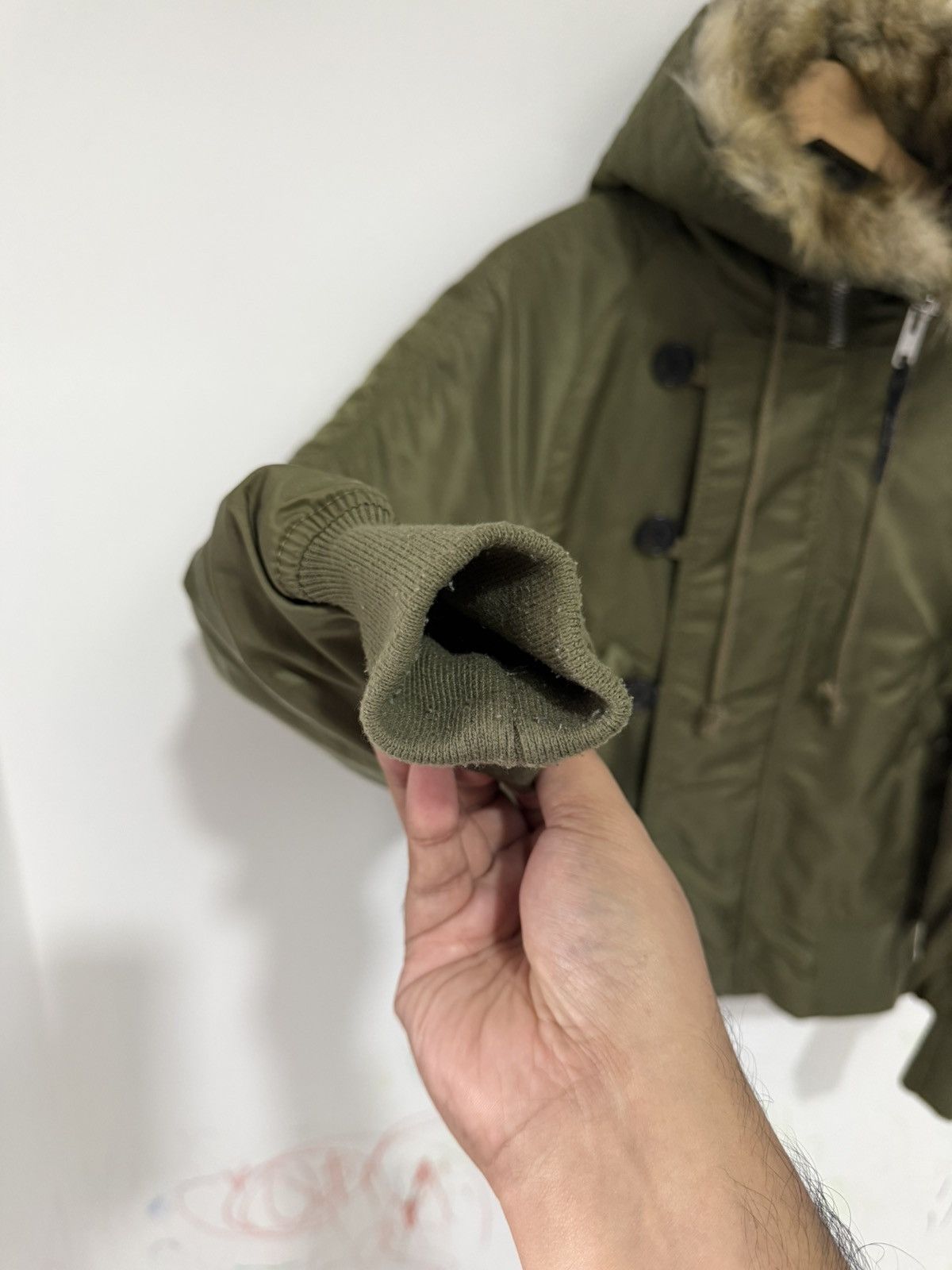 Le Grande Bleu (L.G.B.) Y2K Jeanasis Split Zipper Hoodie Military Jacket LGB Style Size US M / EU 48-50 / 2 - 7 Thumbnail