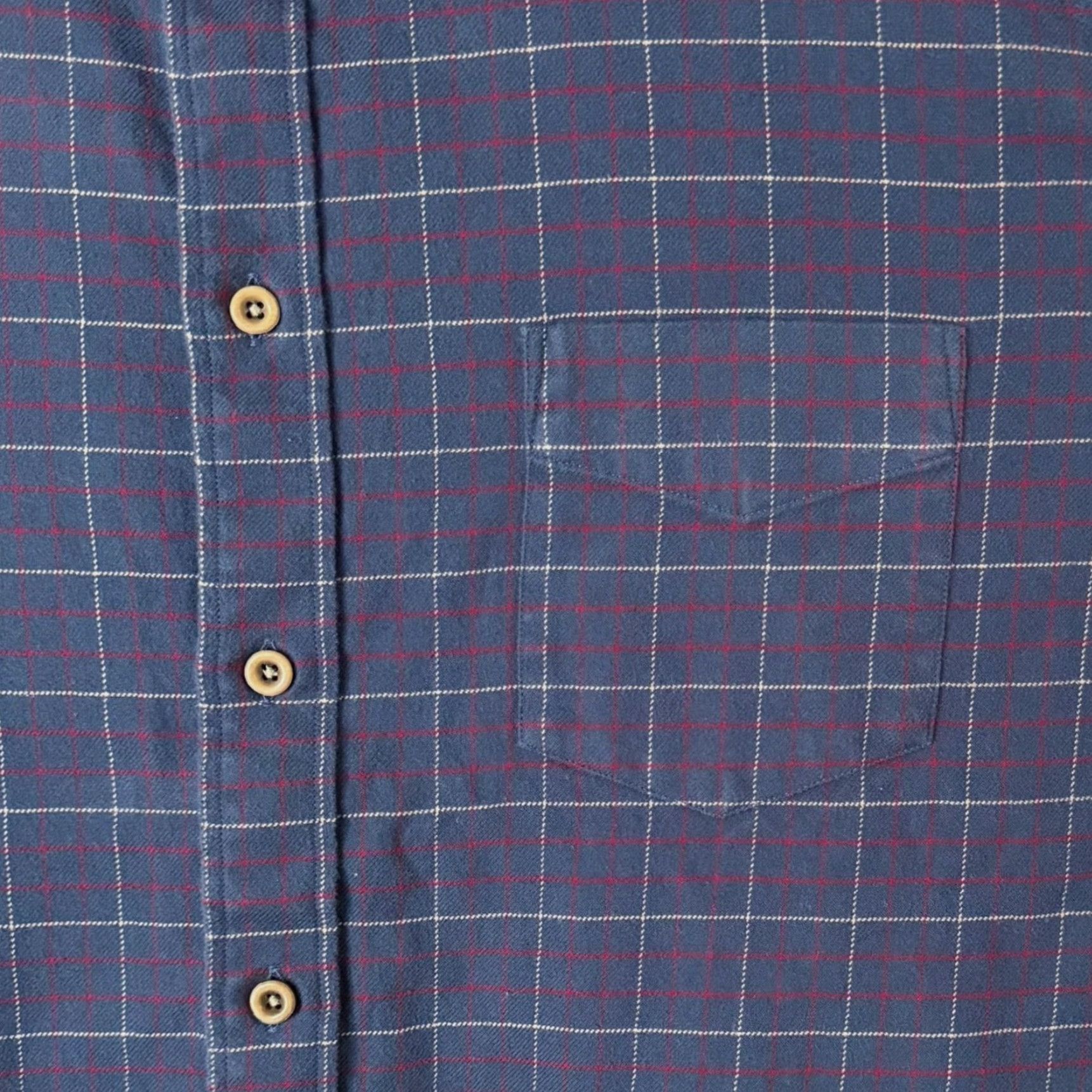UNTUCKit VINTAGE UNTUCKit Men’s Plaid Button-Up Shirt XL Tall Slim Cotton Long Sleeve Blue Casual Office Western Size US XL / EU 56 / 4 - 7 Thumbnail