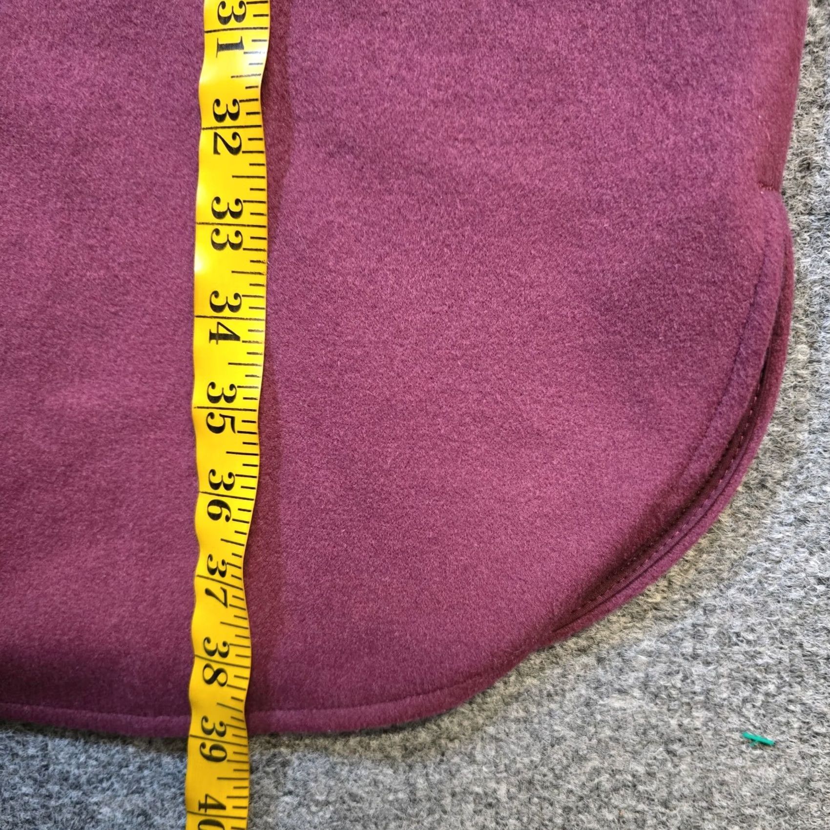 J. Jill J. Jill Womens Size S Red Burgundy Micro Fleece Button Long Capsule Size S / US 4 / IT 40 - 6 Thumbnail