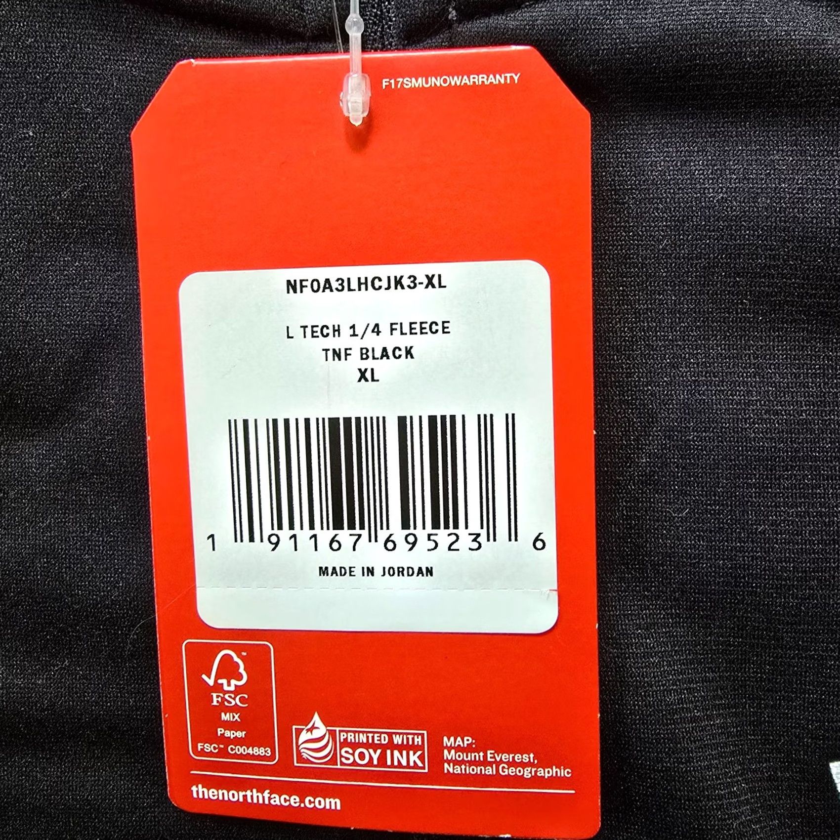 The North Face The North Face Sweater Womens XL Black L Tech 1/4 Zip Fleece Capsule Casual Women Size XL / US 12-14 / IT 48-50 - 4 Thumbnail