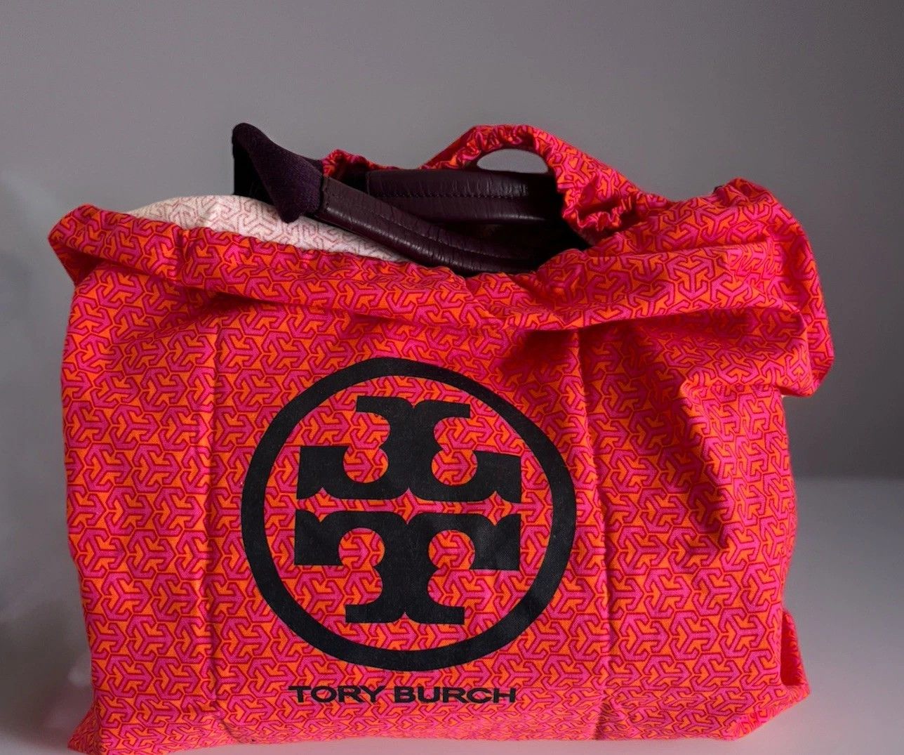 Tory Burch Tory Burch "True Violet" Mini Leather Tote Size ONE SIZE - 2 Thumbnail