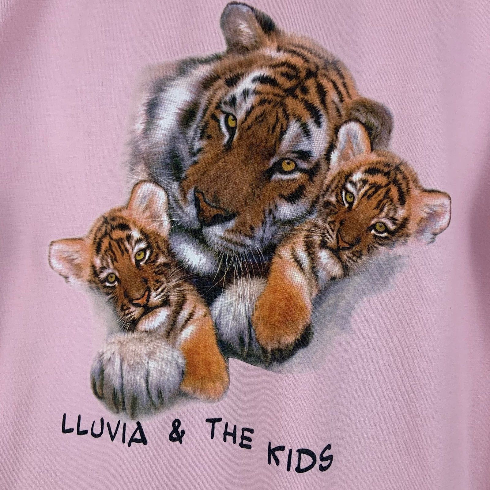 Vintage Vintage LLuvia And The Kids Tiger T-Shirt Size US M / EU 48-50 / 2 - 8 Thumbnail