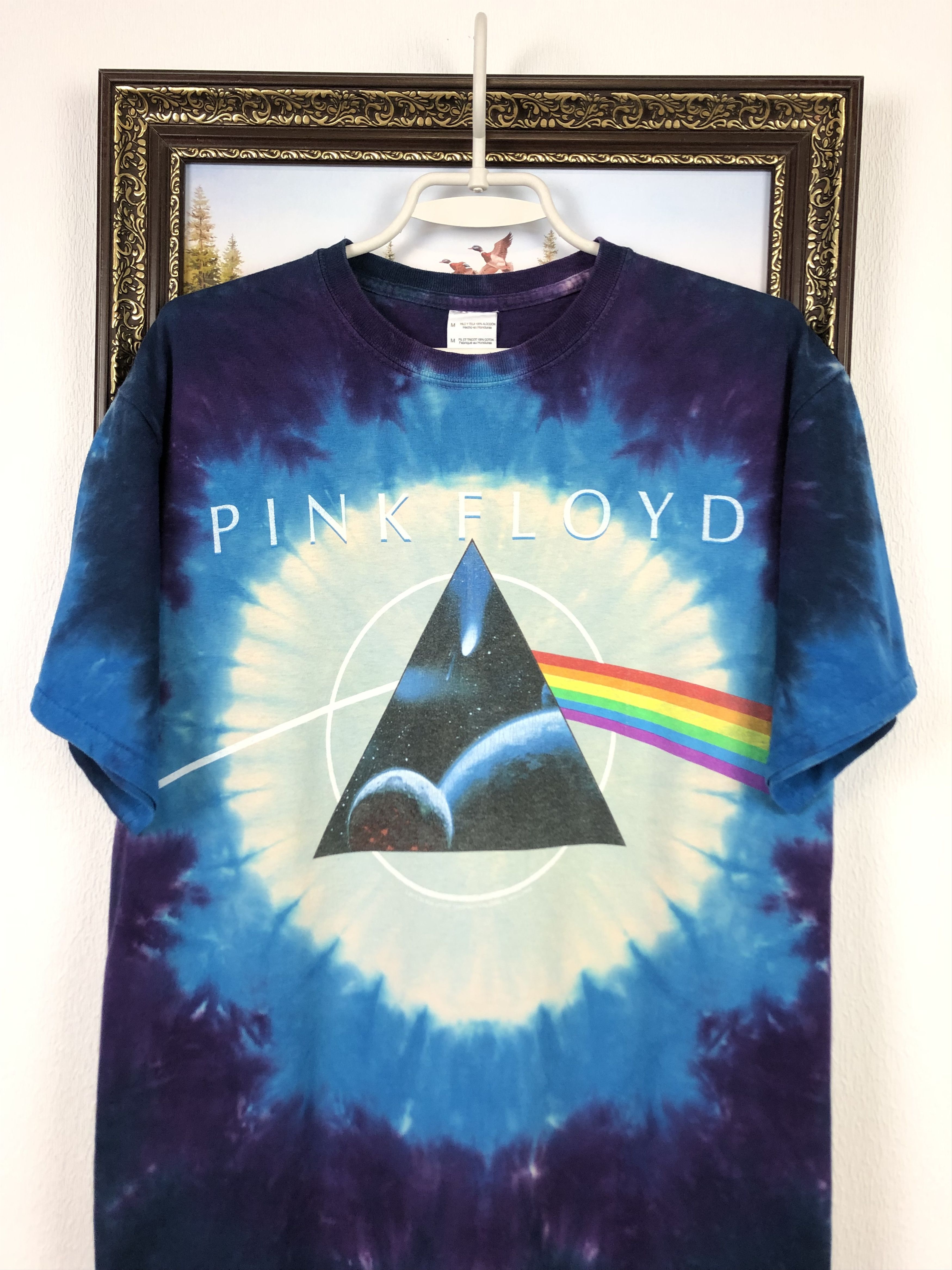 Band Tees Vintage Pink Floyd Tee Dark Side Of the Moon Over Print Size US M / EU 48-50 / 2 - 2 Thumbnail