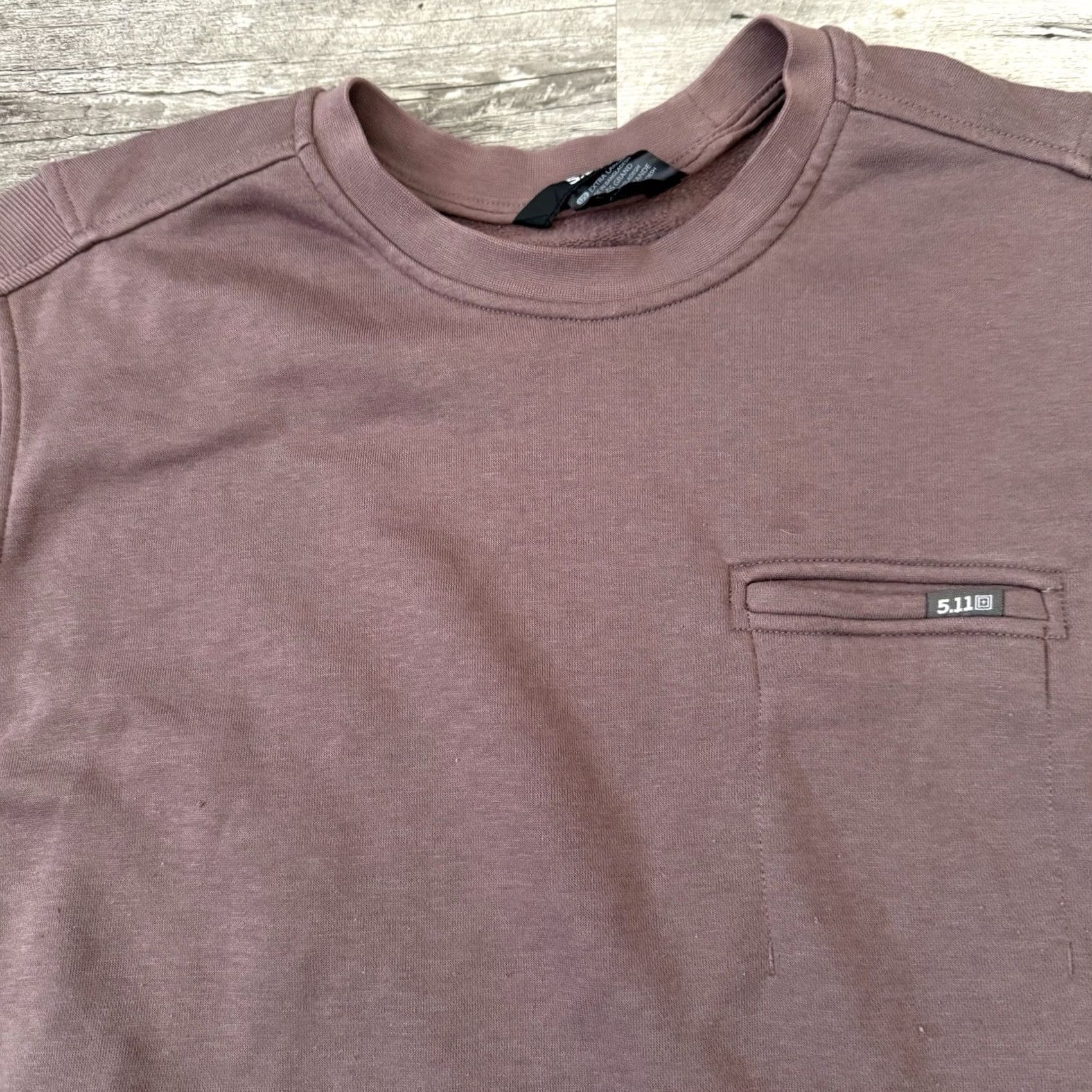 Vintage 5.11 Tactical Fleece Sweatshirt Mens XL Mauve Crewneck Pullover 72233 Size US XL / EU 56 / 4 - 6 Thumbnail